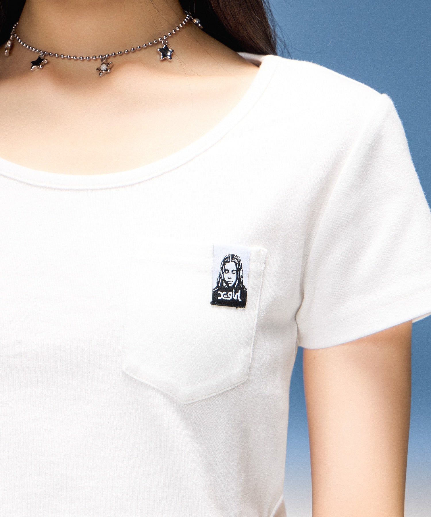 FACE LABEL S/S BABY TEE