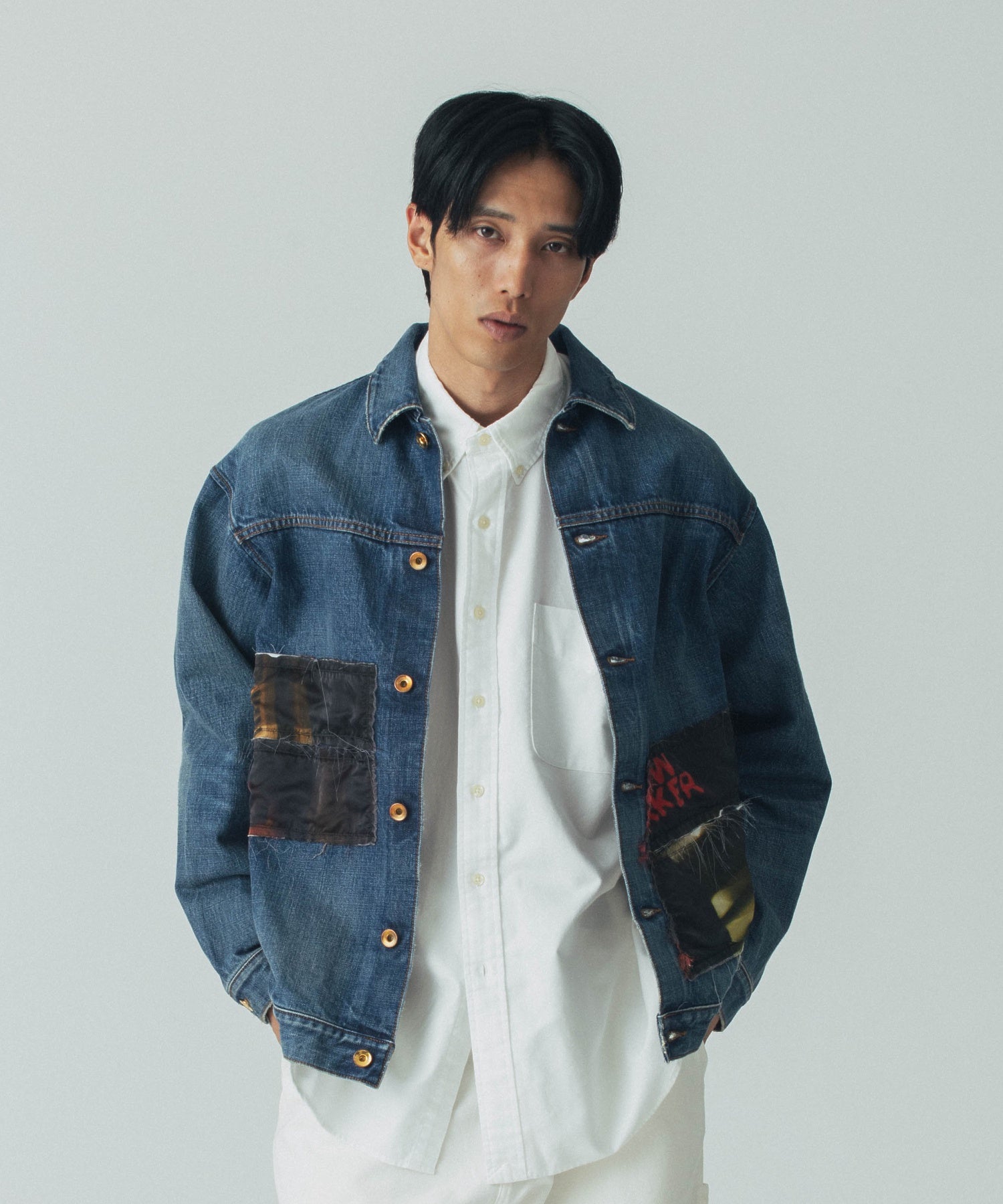 SEMOH/セモー/Test Print Denim Jacket Lui Araki/SA16-6-01