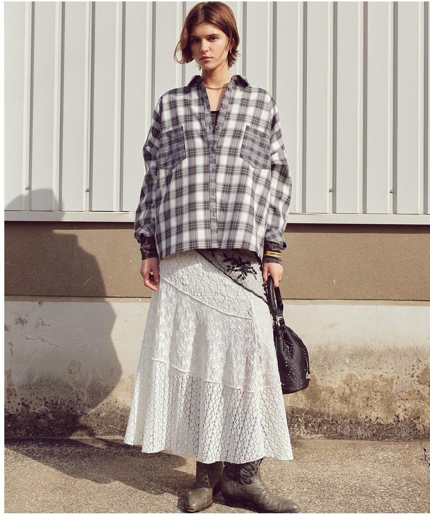 MIXED CHECK SHIRTS