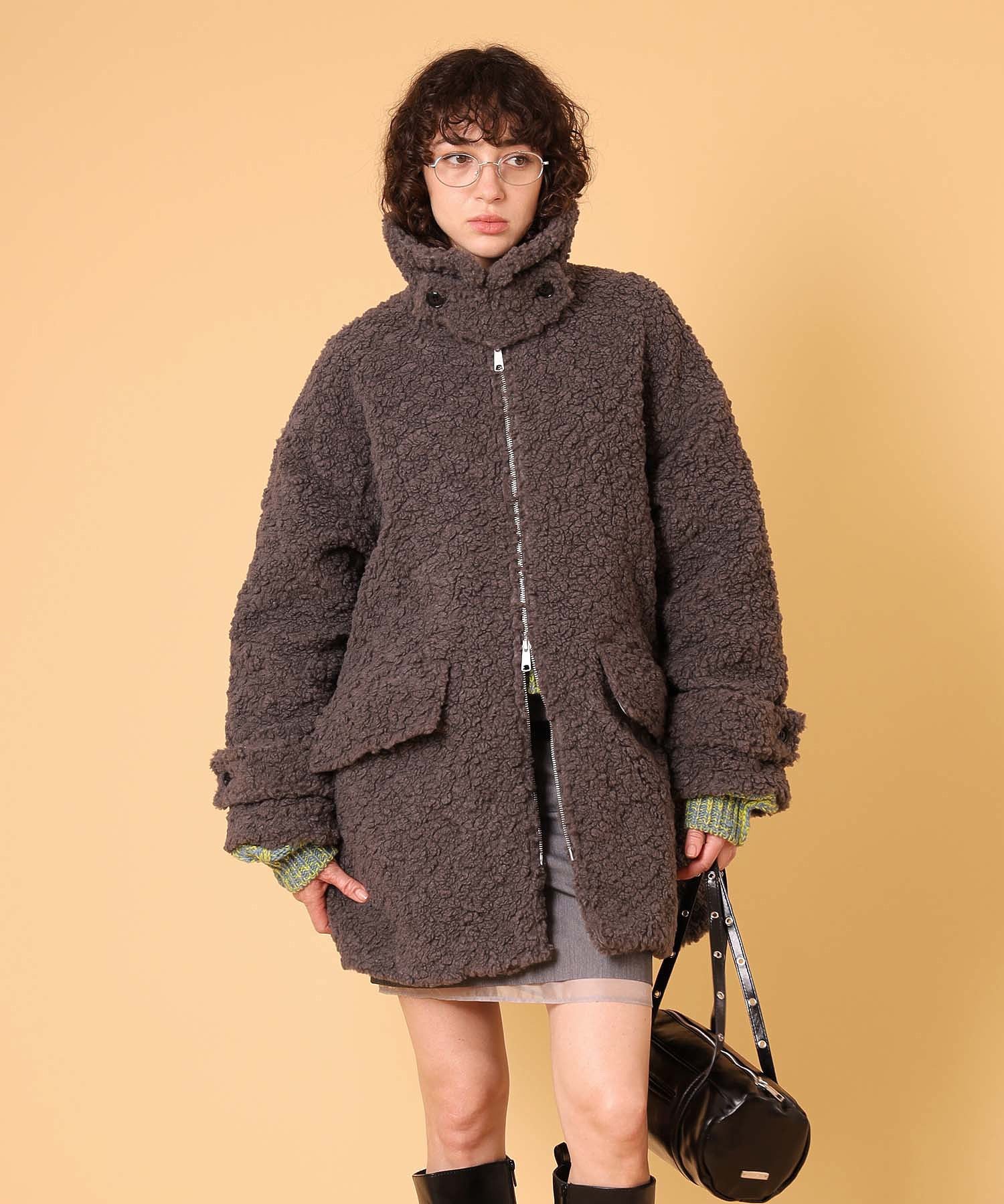 ボアハーフコート