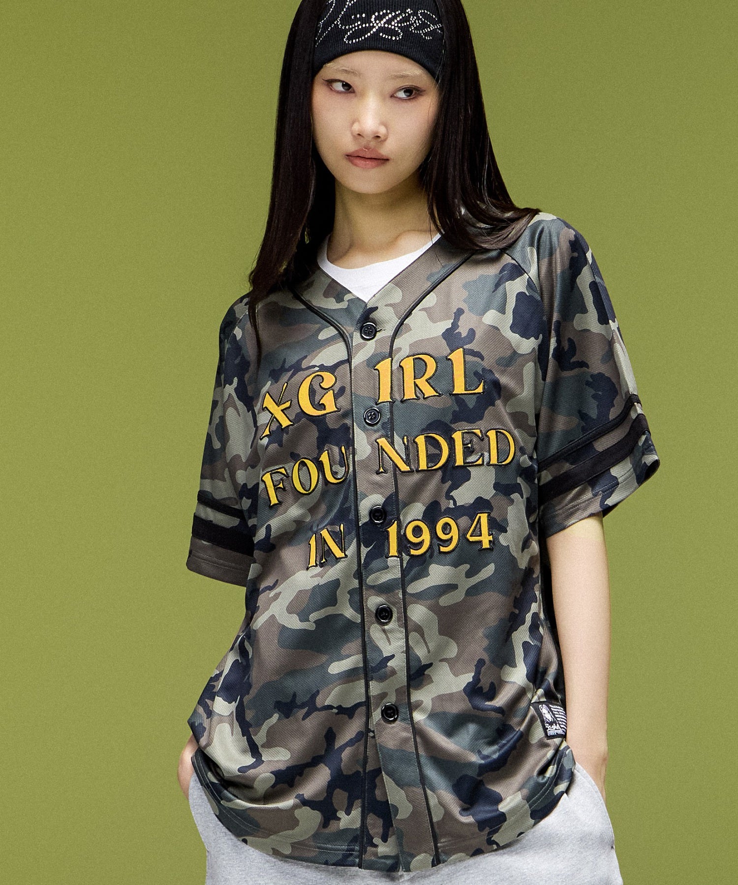 LOGO PATCH BASEBALL SHIRT