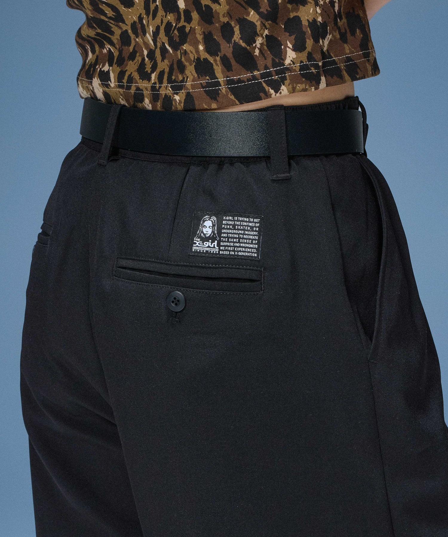 BARREL LEG SLACKS