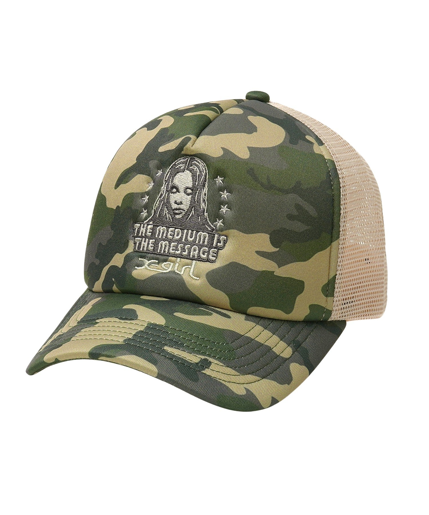 STAR AND FACE TRUCKER CAP