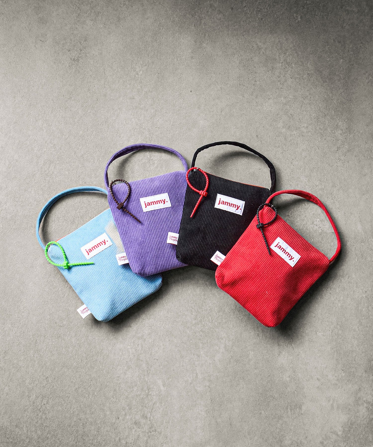 JAMMY FINGER/CORDUROY SMALL BAG