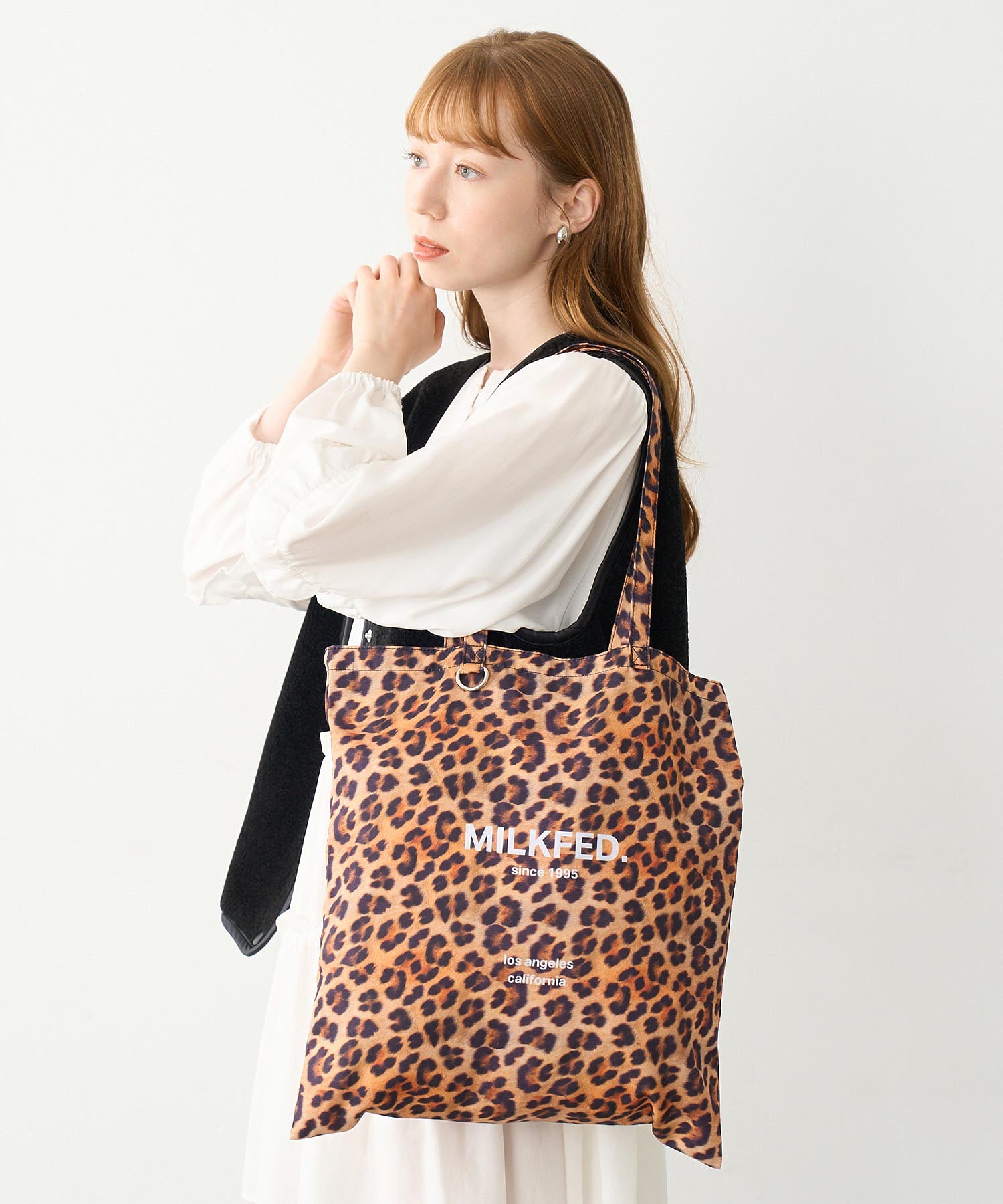 LEOPARD FLAT TOTE