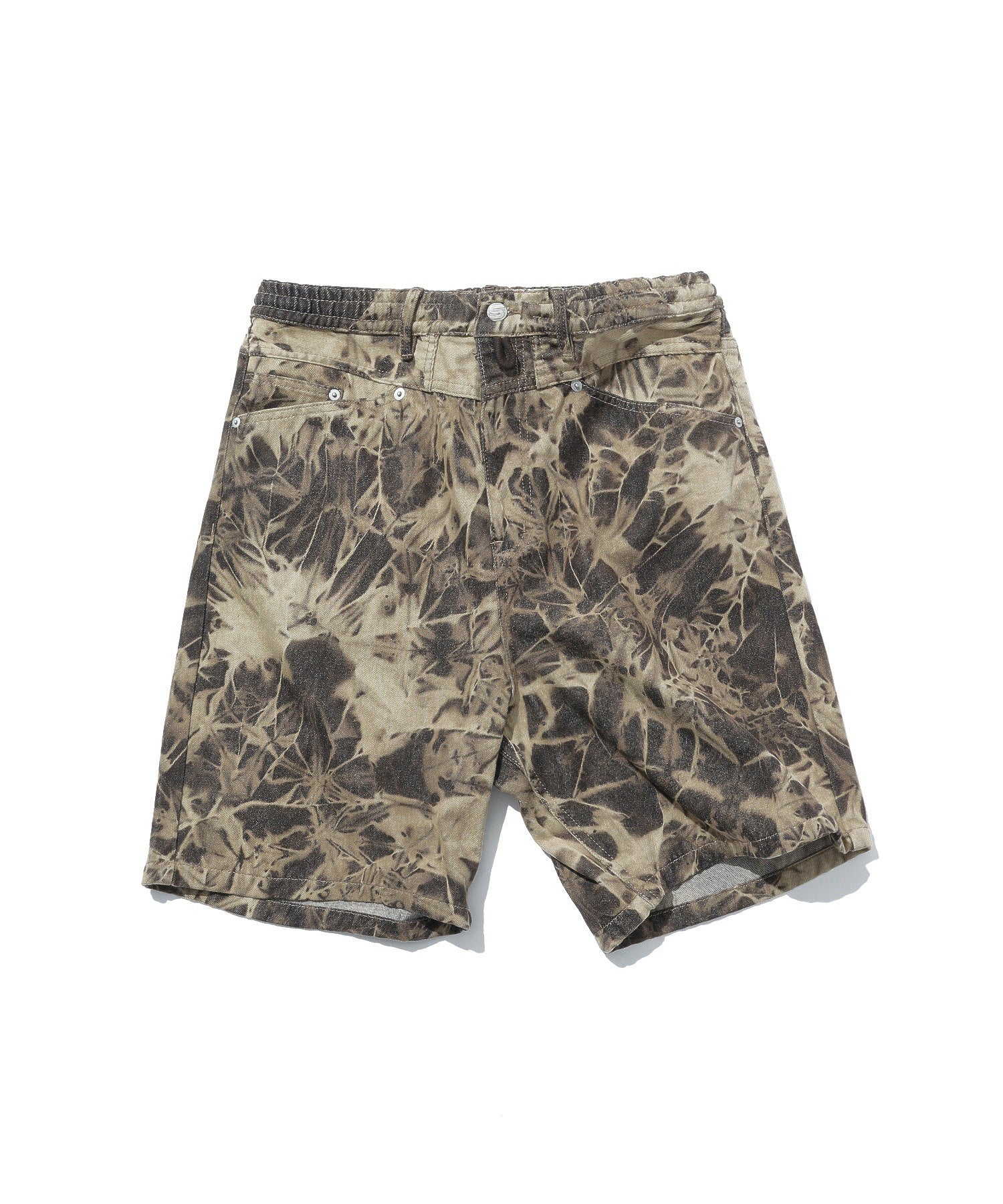 UNEVEN DYED SHORTS