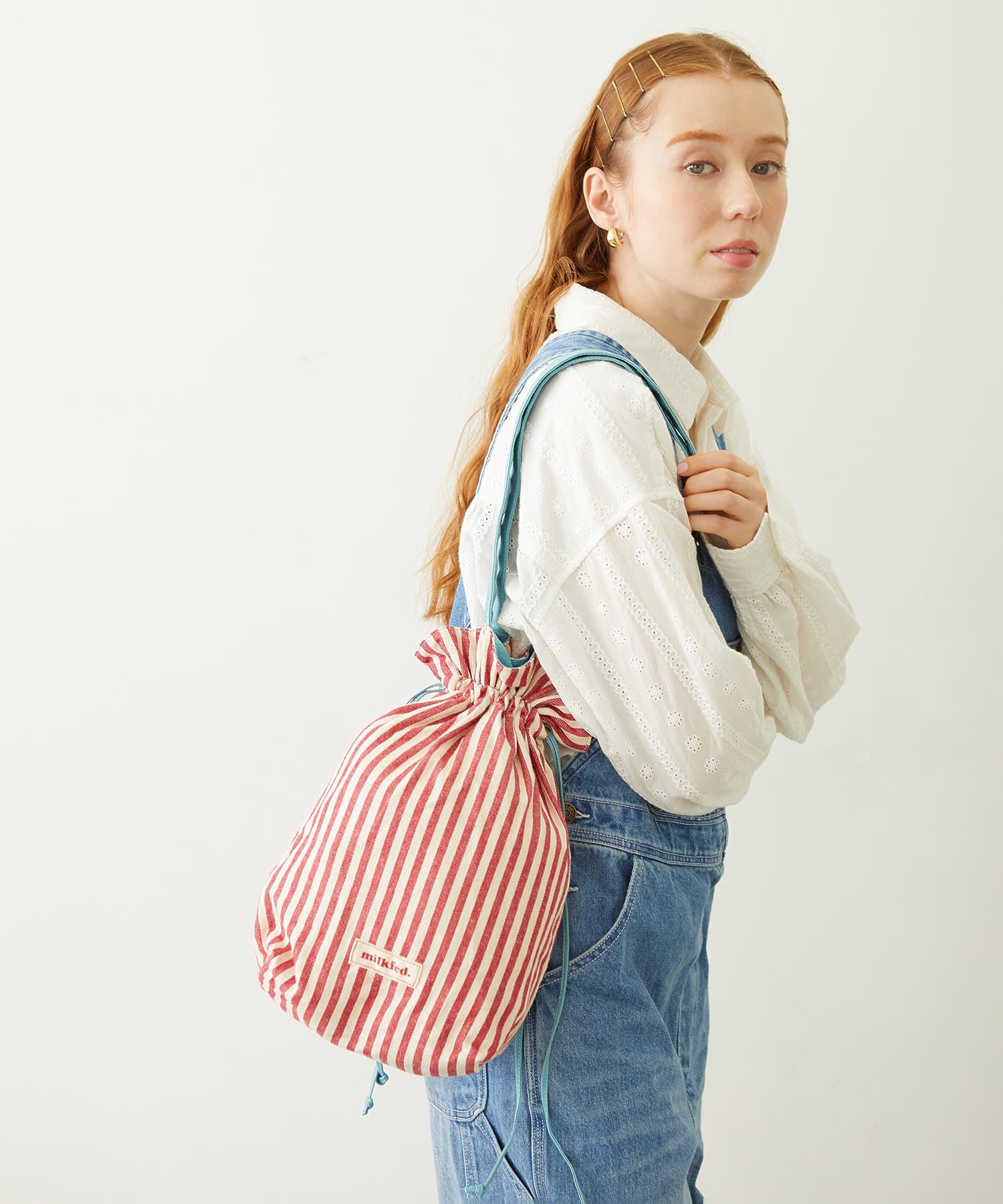STRIPED TOTE BAG
