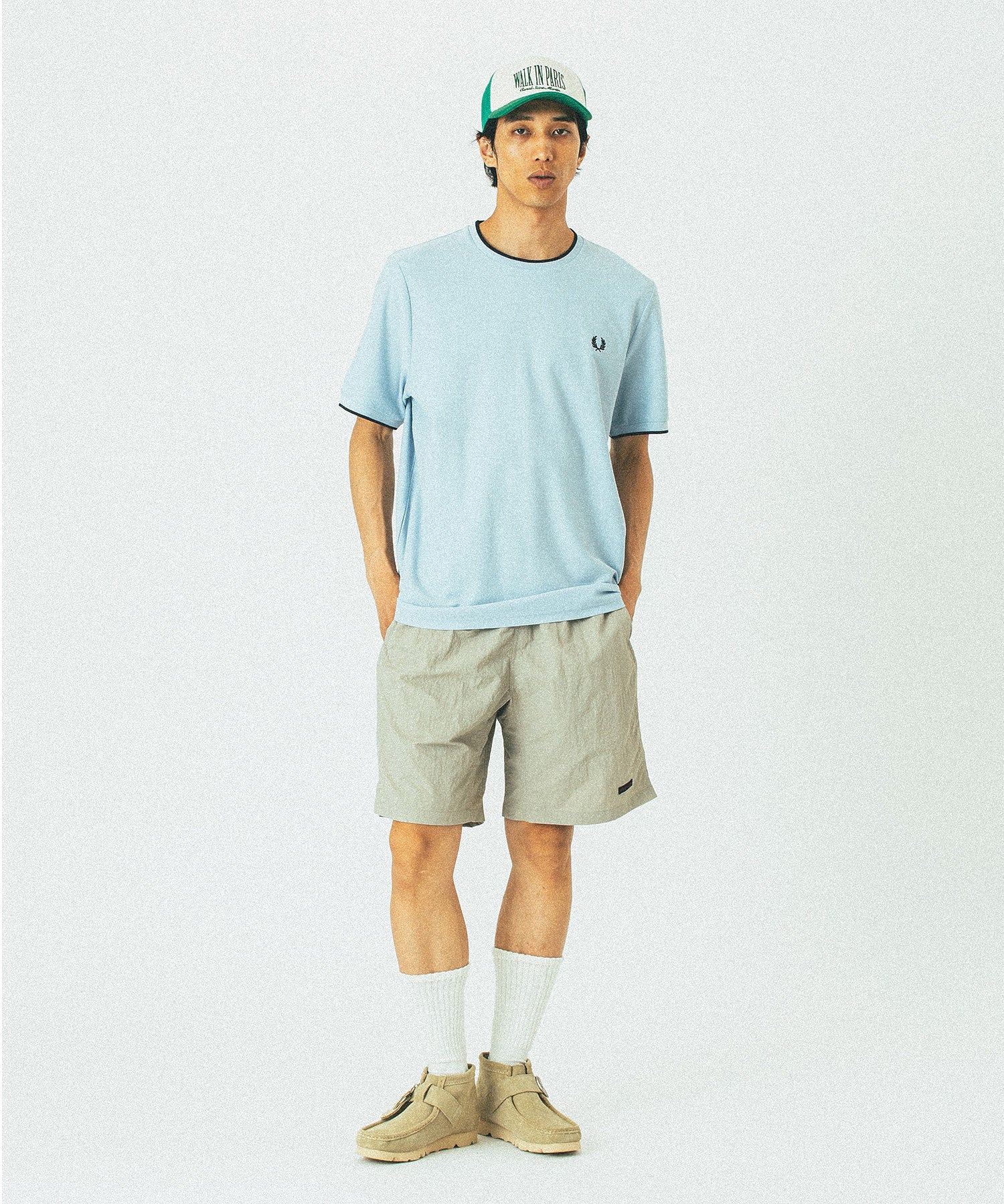 FRED PERRY/フレッドペリー/CREPE PIQUE T-SHIRT M8585