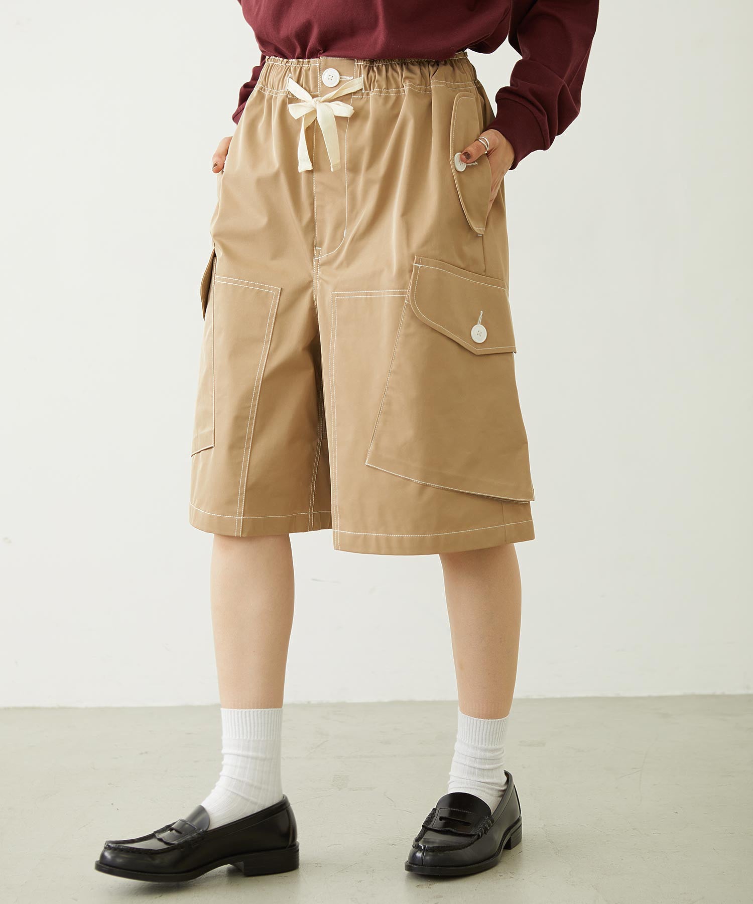 BIG POCKET CARGO HALF SHORTS