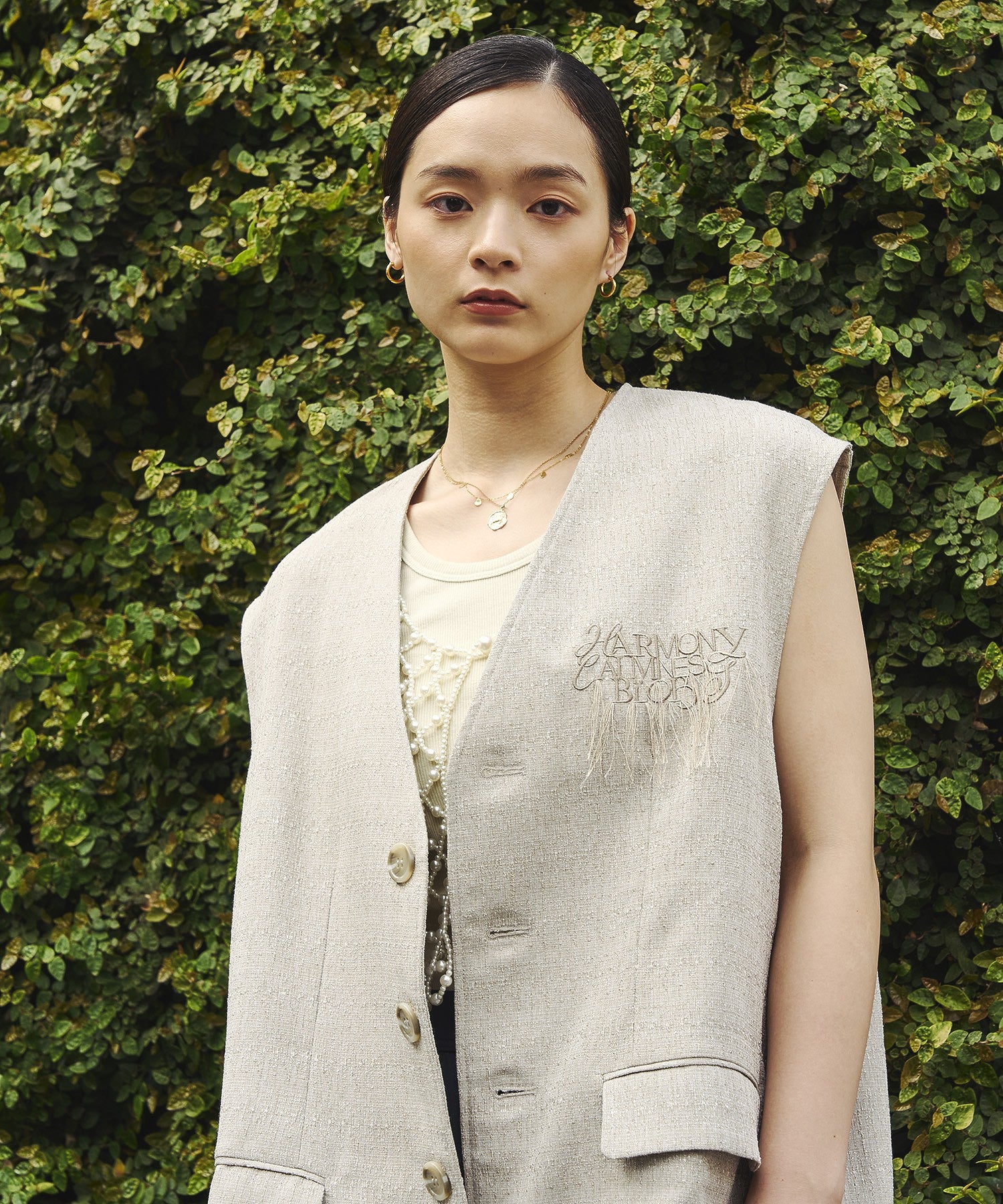 OKIRAKU×ROSE BUD/3WAY LACE SKIRT VEST DRESS