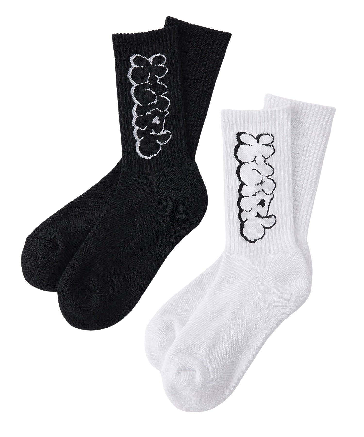 PLUMP LOGO RIB SOCKS