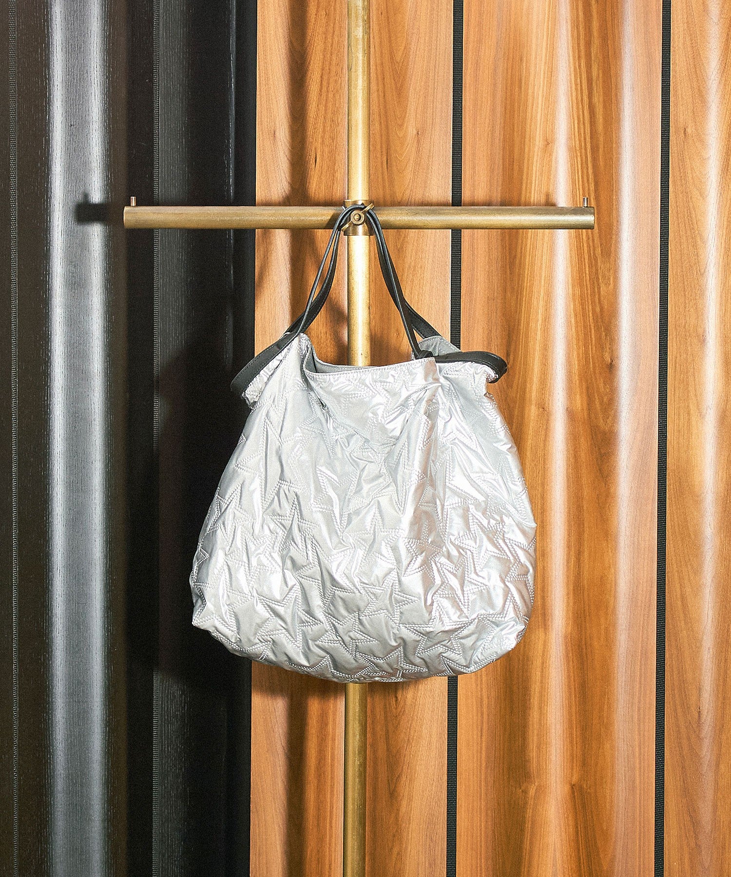 STITCHED STAR TOTE BAG