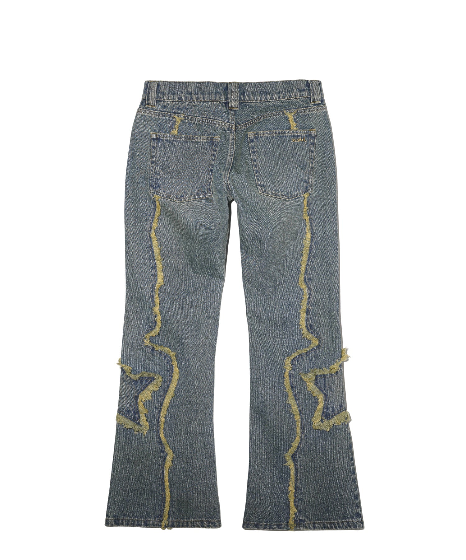 STAR PATCH DENIM PANTS
