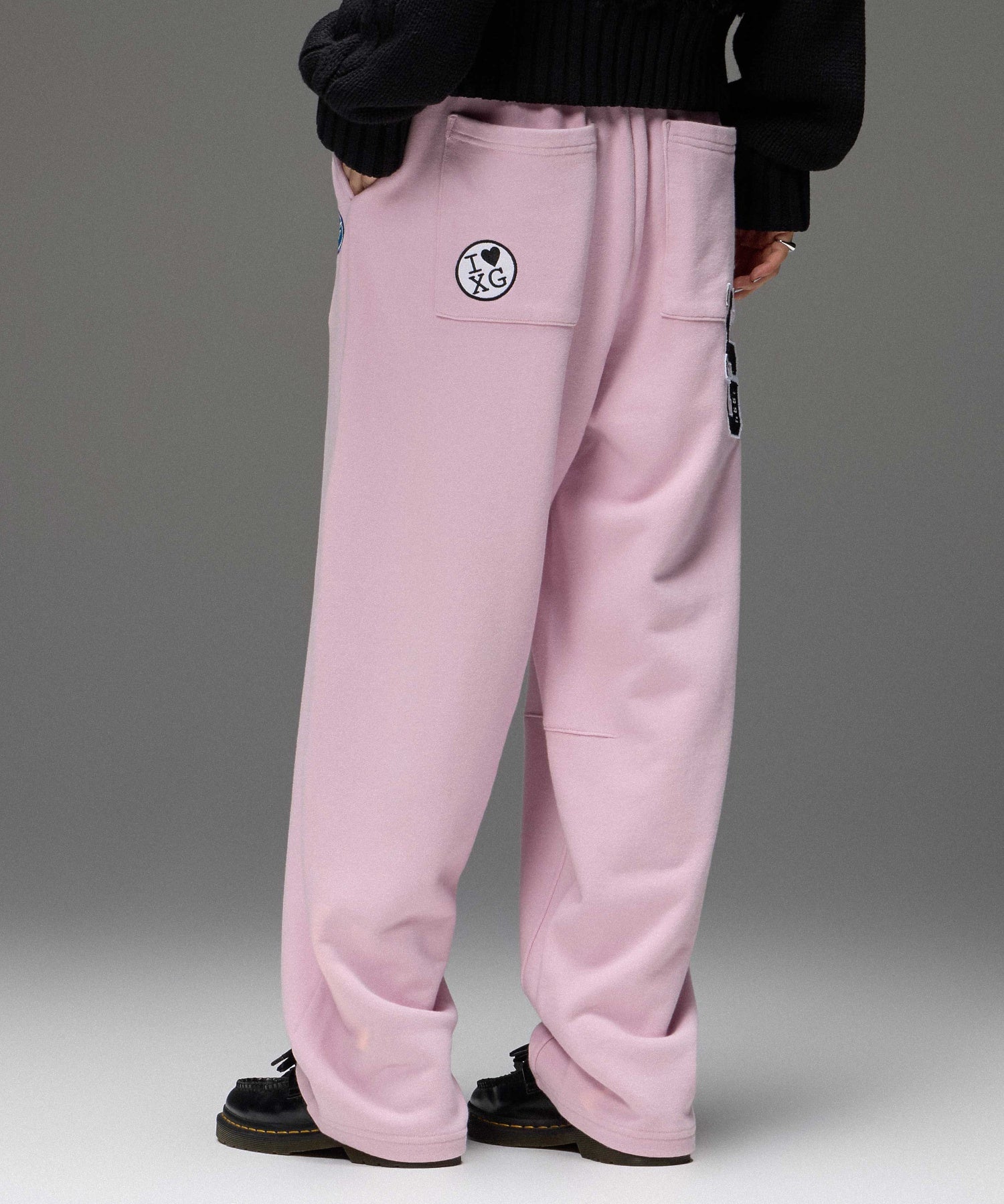 X-girl PATCHES SWEATPANTS