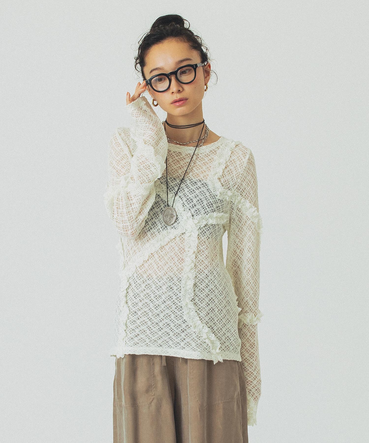 model:161cm 着用サイズ:ONE SIZE