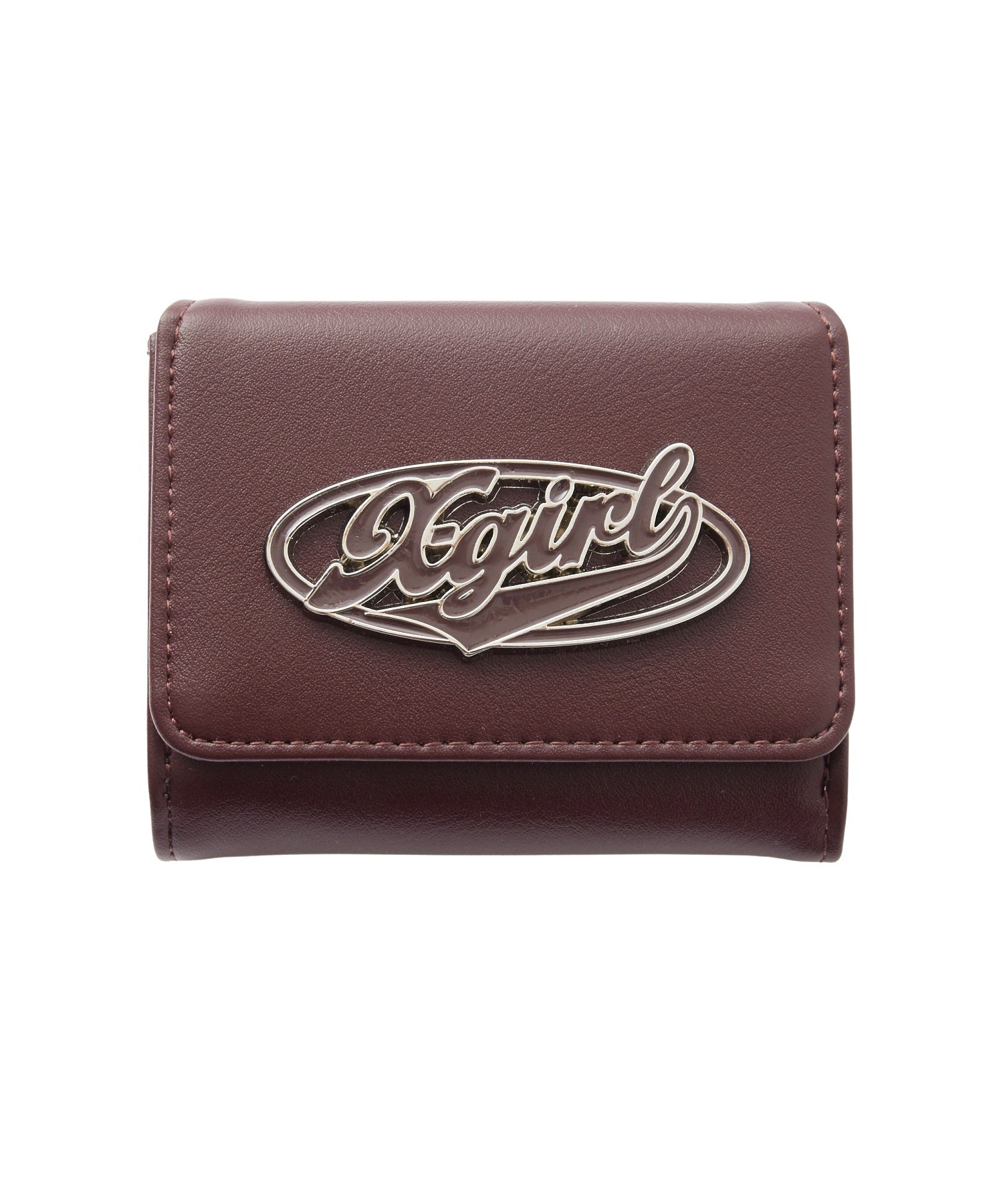 COLOR OVAL LOGO BUCKLE MINI WALLET