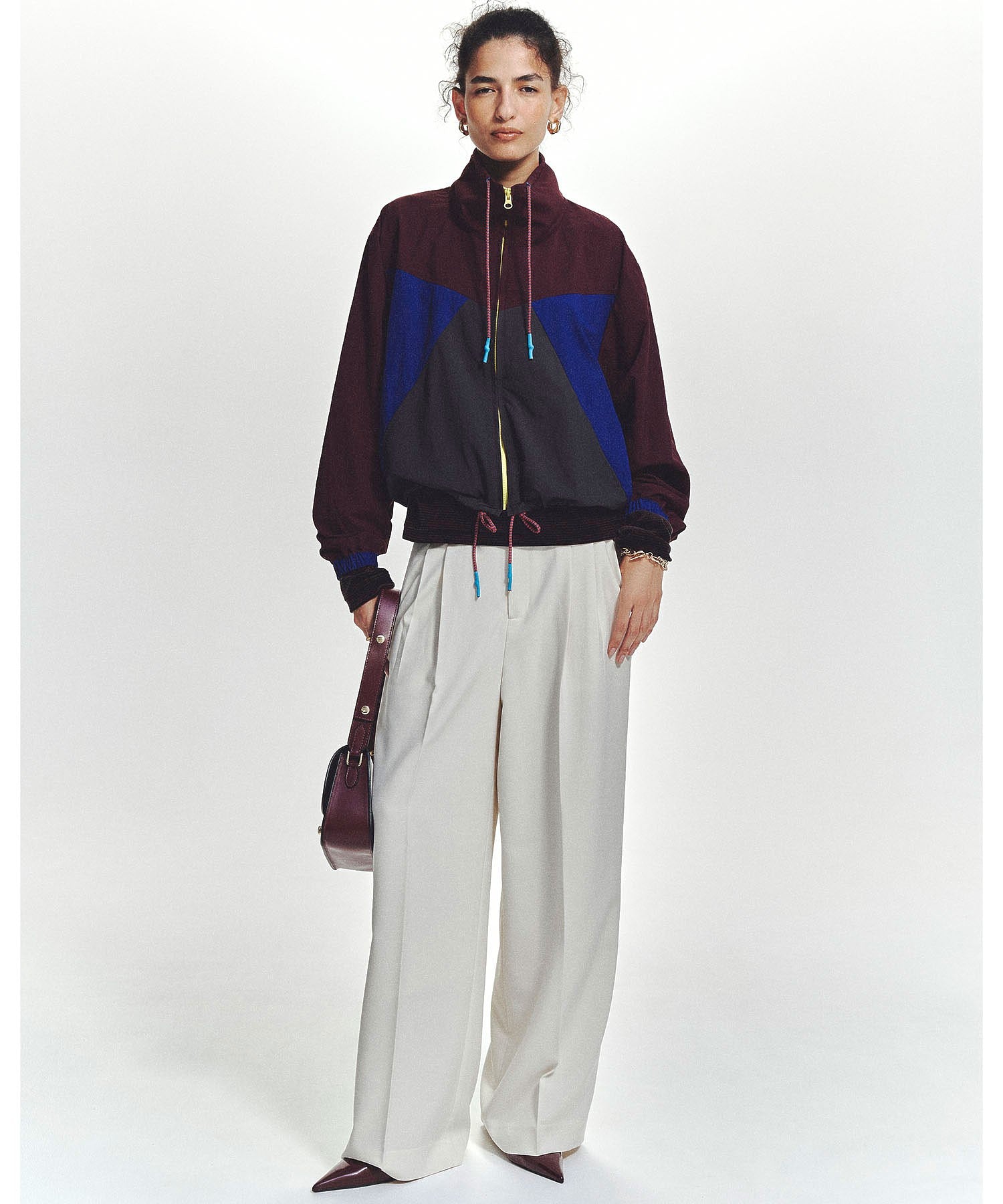 mici/MIX COLOR TRACK JACKET