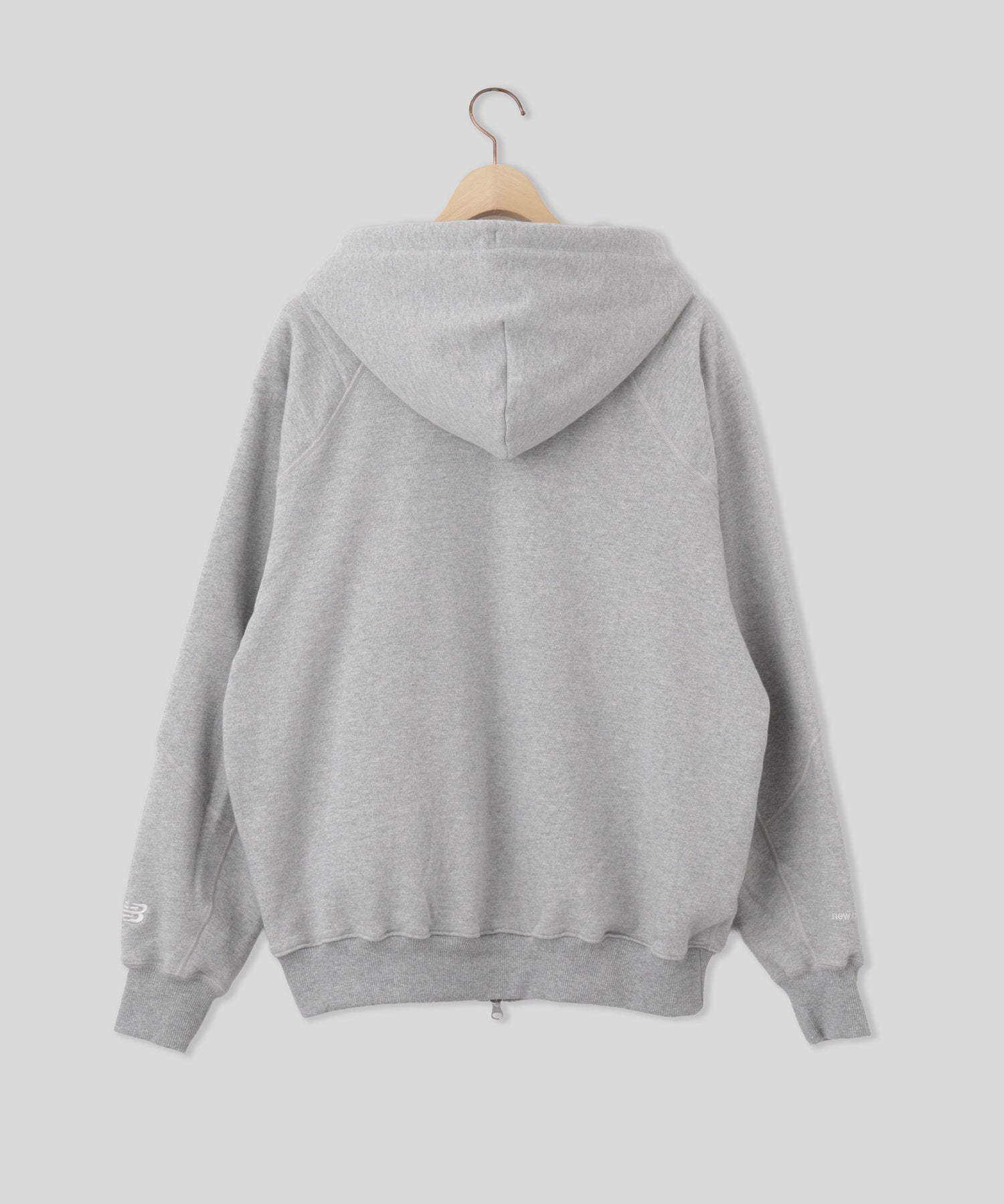 NEW BALANCE/ニューバランス/NB GREY FULLZIP HOODIE JACKET MJ62G29M
