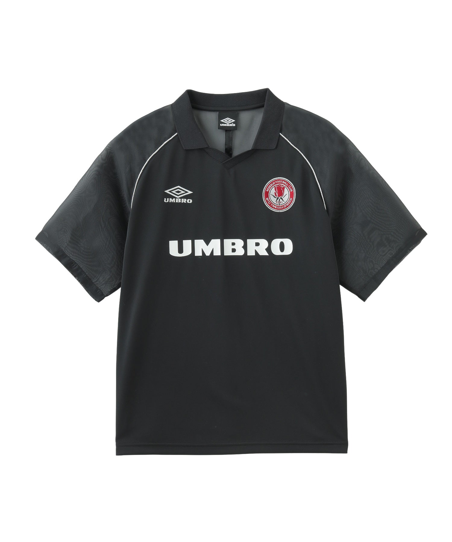 UMBRO×ROSE BUD/SEE-THROUGH SLEEVE GAME SHIRT