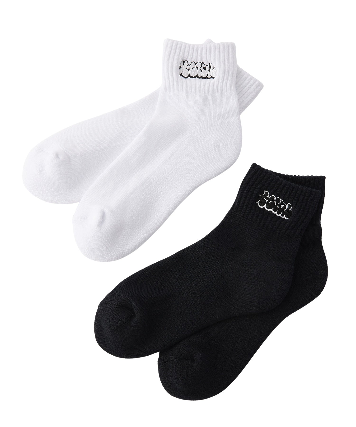 PLUMP LOGO SHORT RIB SOCKS