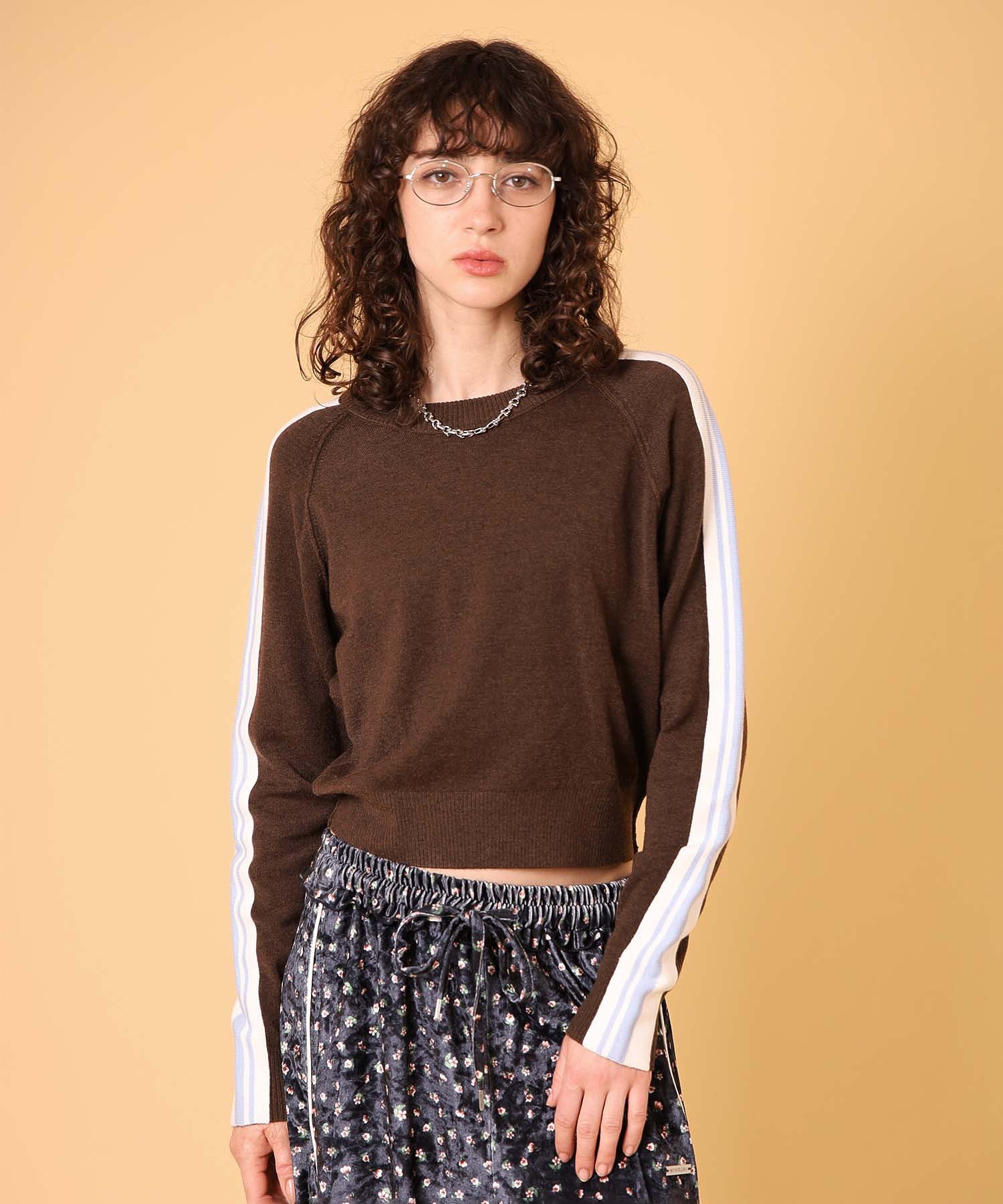 ラインニットプルオーバー