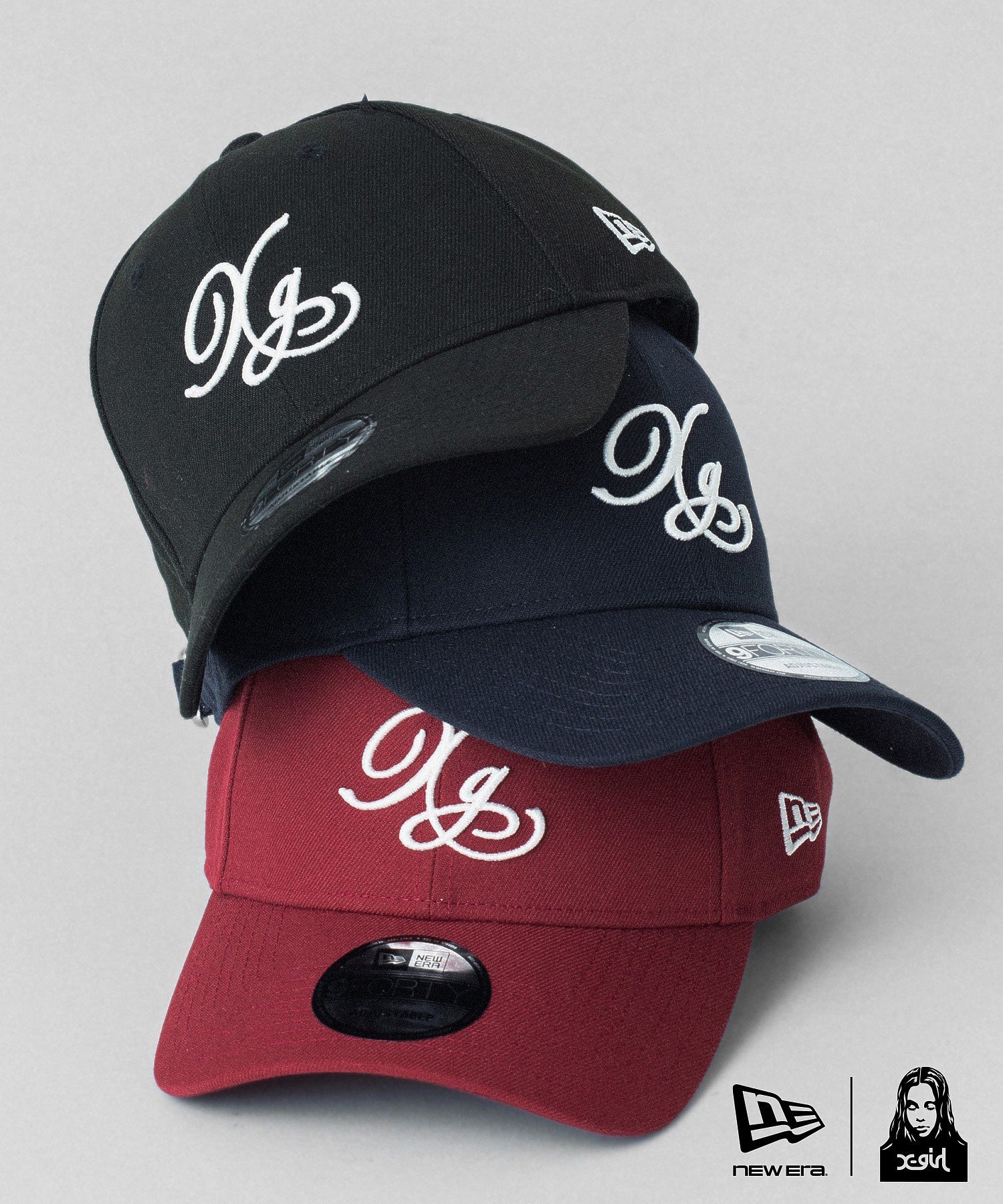 X-girl × NEW ERA(R) 9FORTY XG LOGO CAP