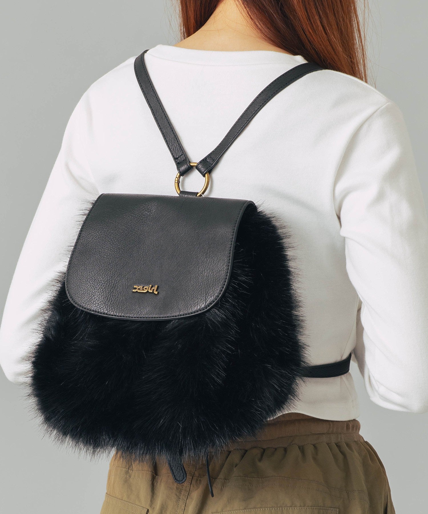 FAUX FUR BAG