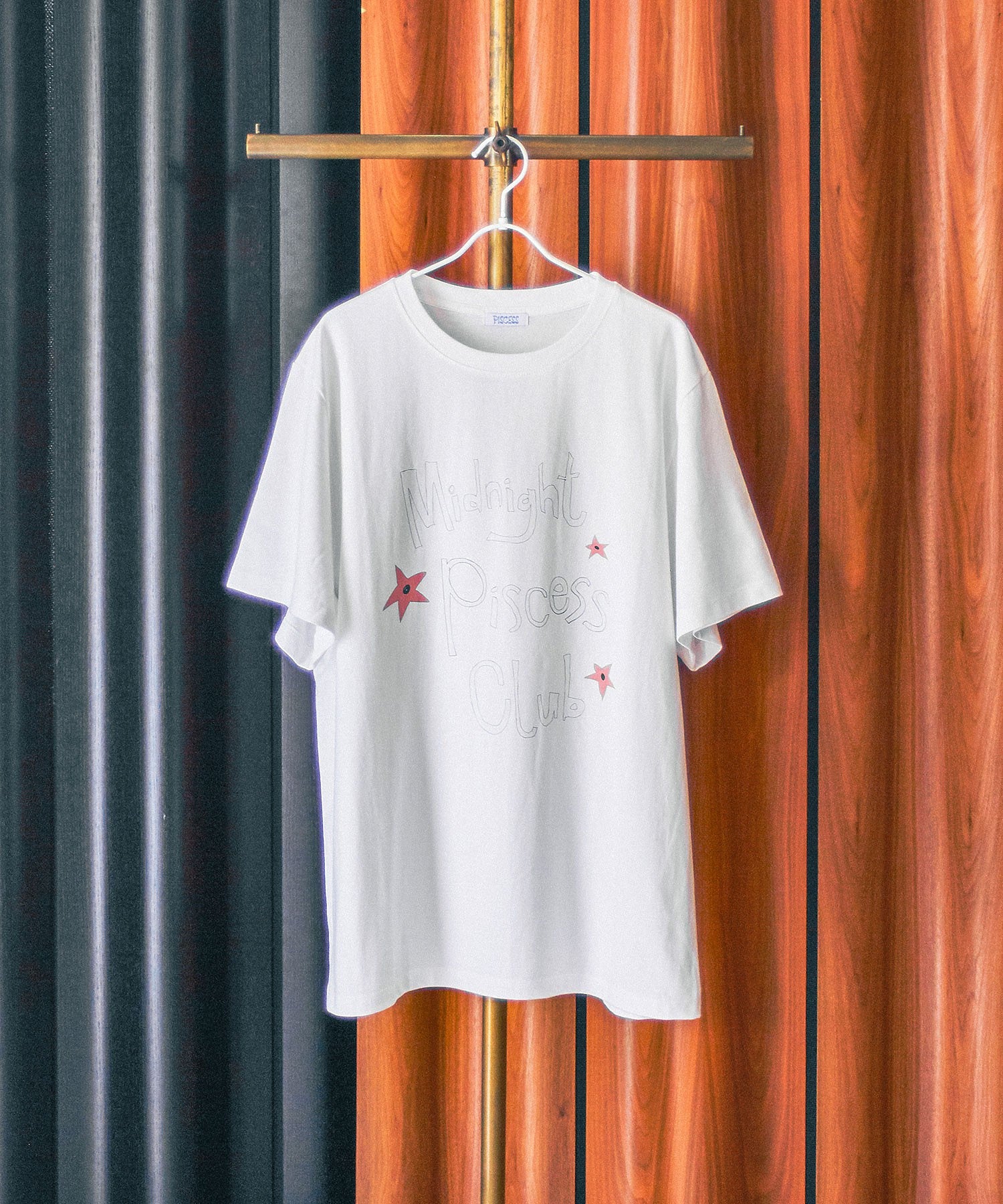 PISCESS/HANDWRITEING OVERSIZED T-SHIRTS