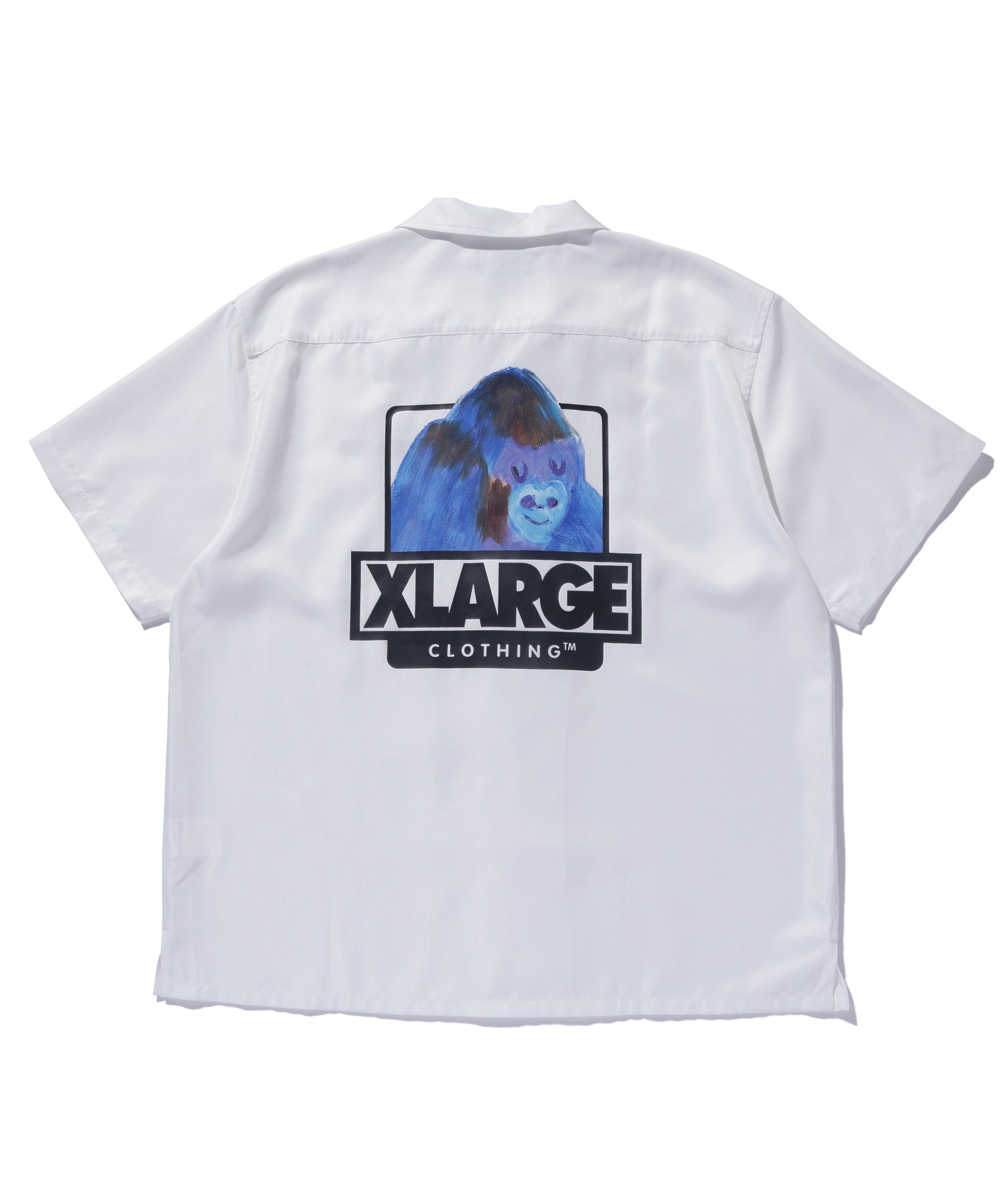 XLARGE×ELLIE OMIYA OPEN COLLAR S/S SHIRT calif-ART