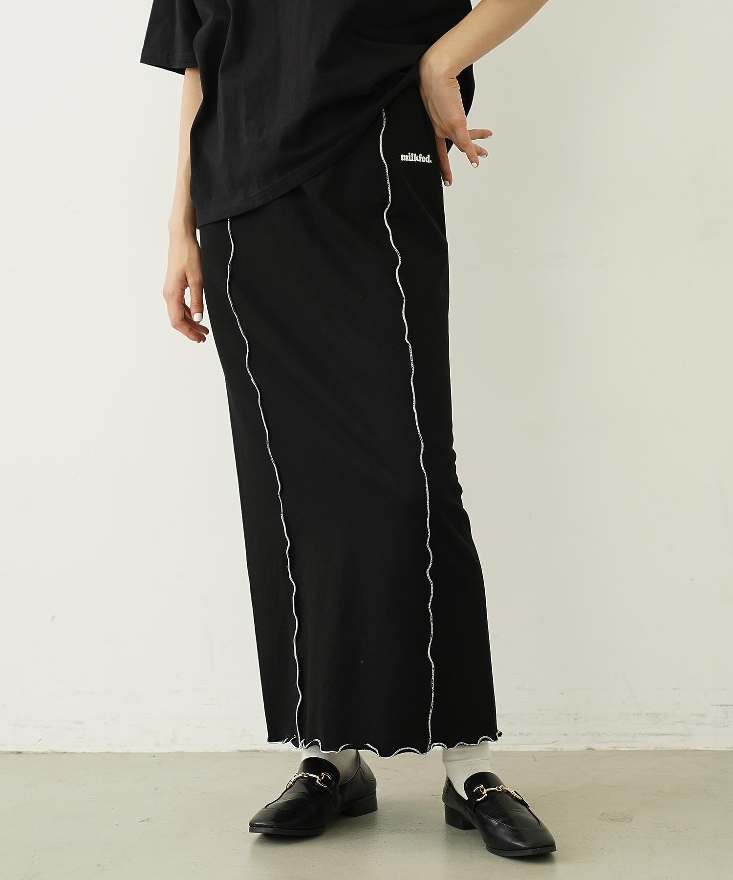 LETTUCE EDGE SWEAT SKIRT