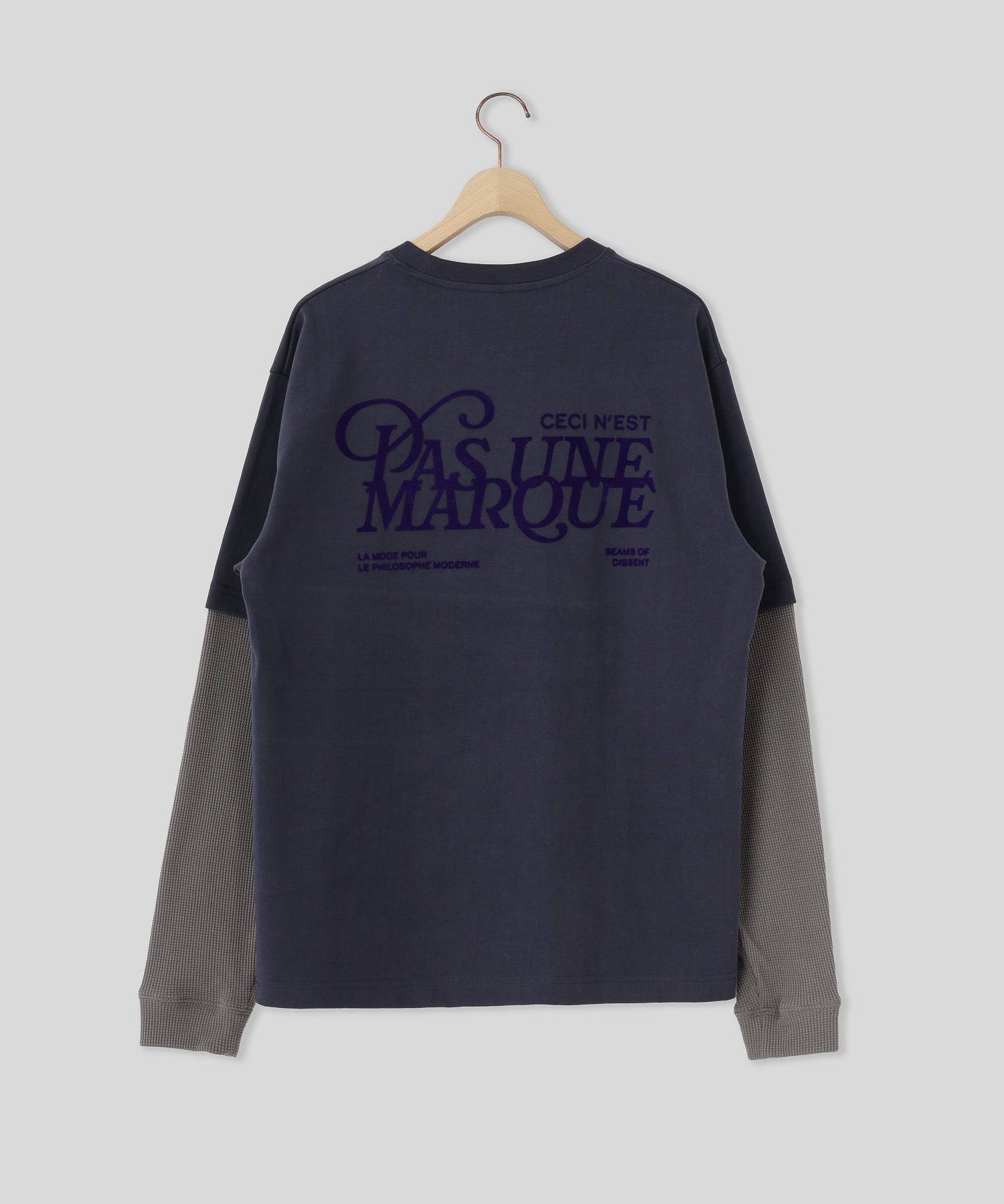 Pas Une Marque/パ・ズュヌ・マルク/Double Sleeve Tee Shirt L/S PAS-399