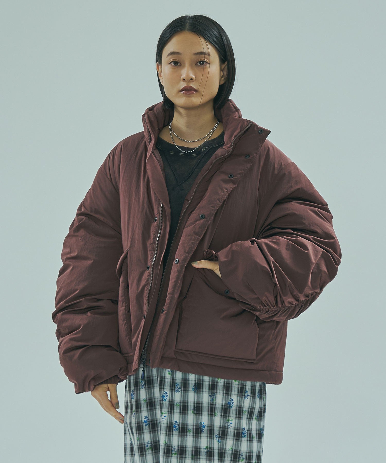 model:163cm 着用サイズ:M