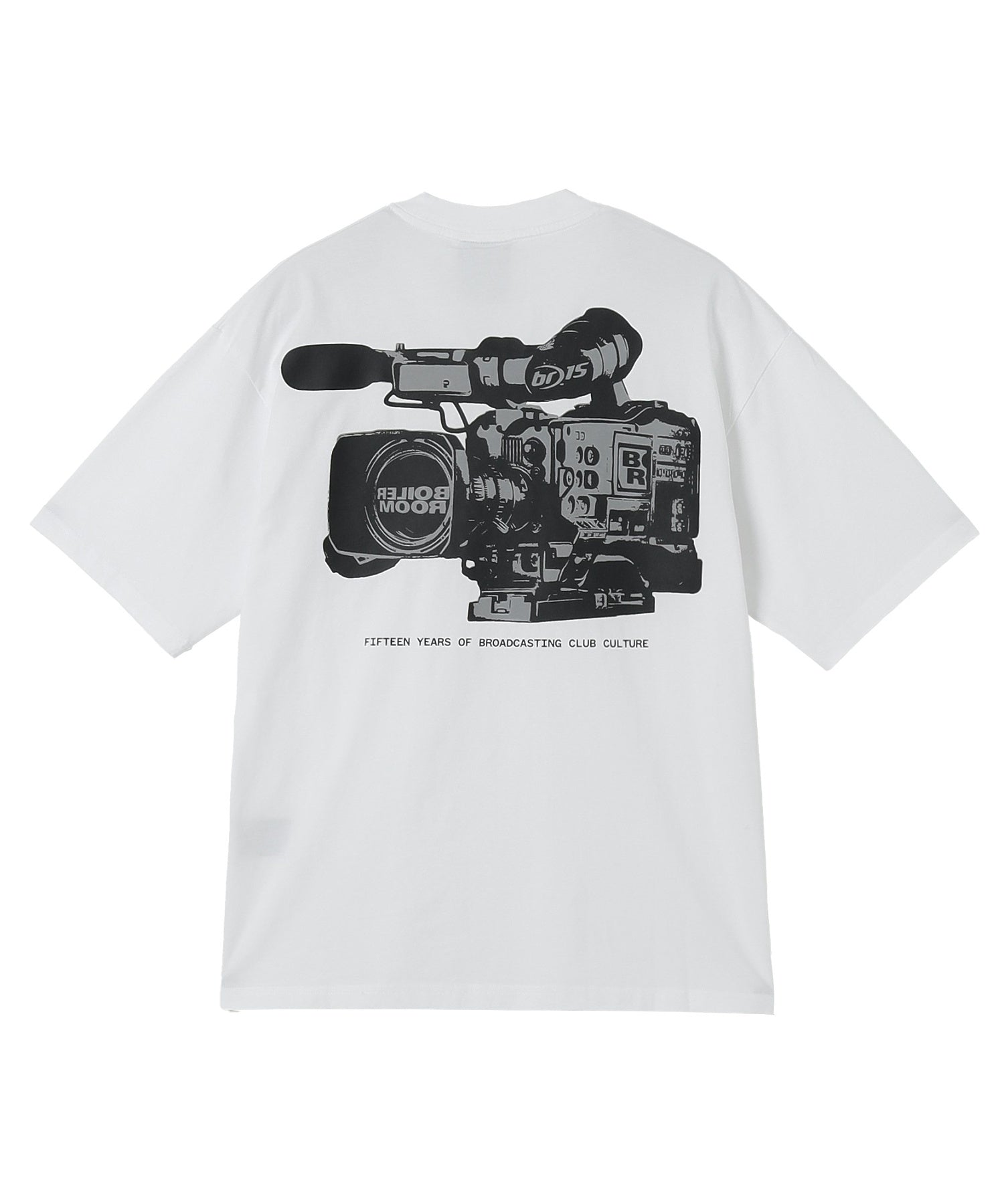 BOILER ROOM/ボイラールーム/15 YEARS CAMERA T-SHIRT AW25SS46WHT