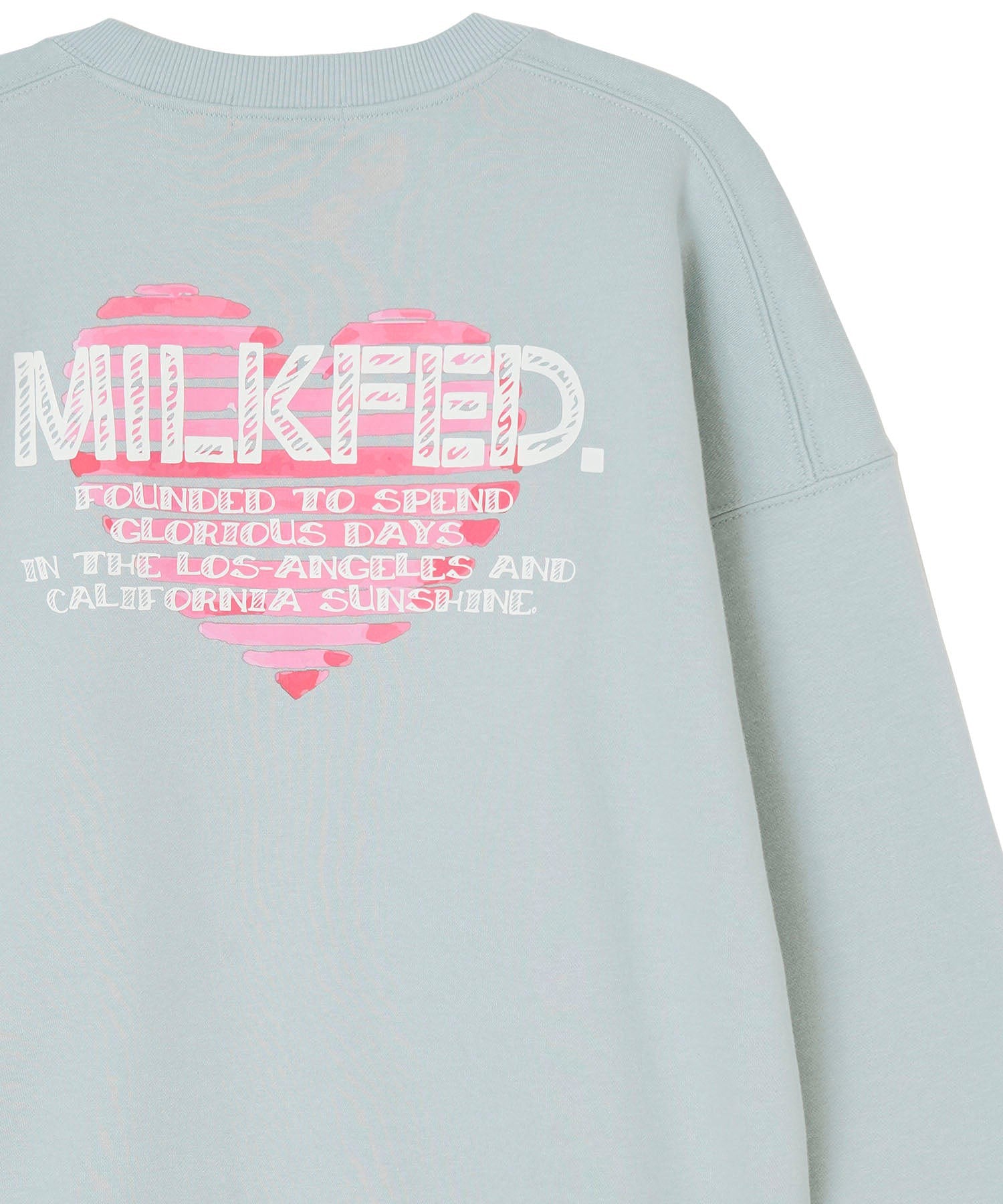 HANDWRITTEN HEART BIG SWEAT TOP MILKFED.