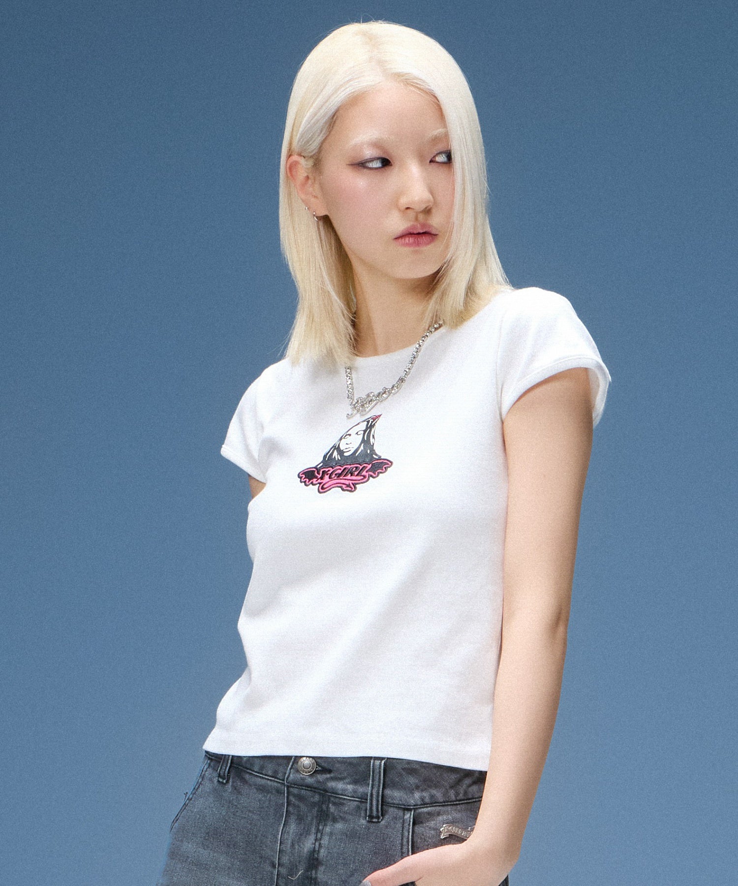DEVIL FACE S/S BABY TEE
