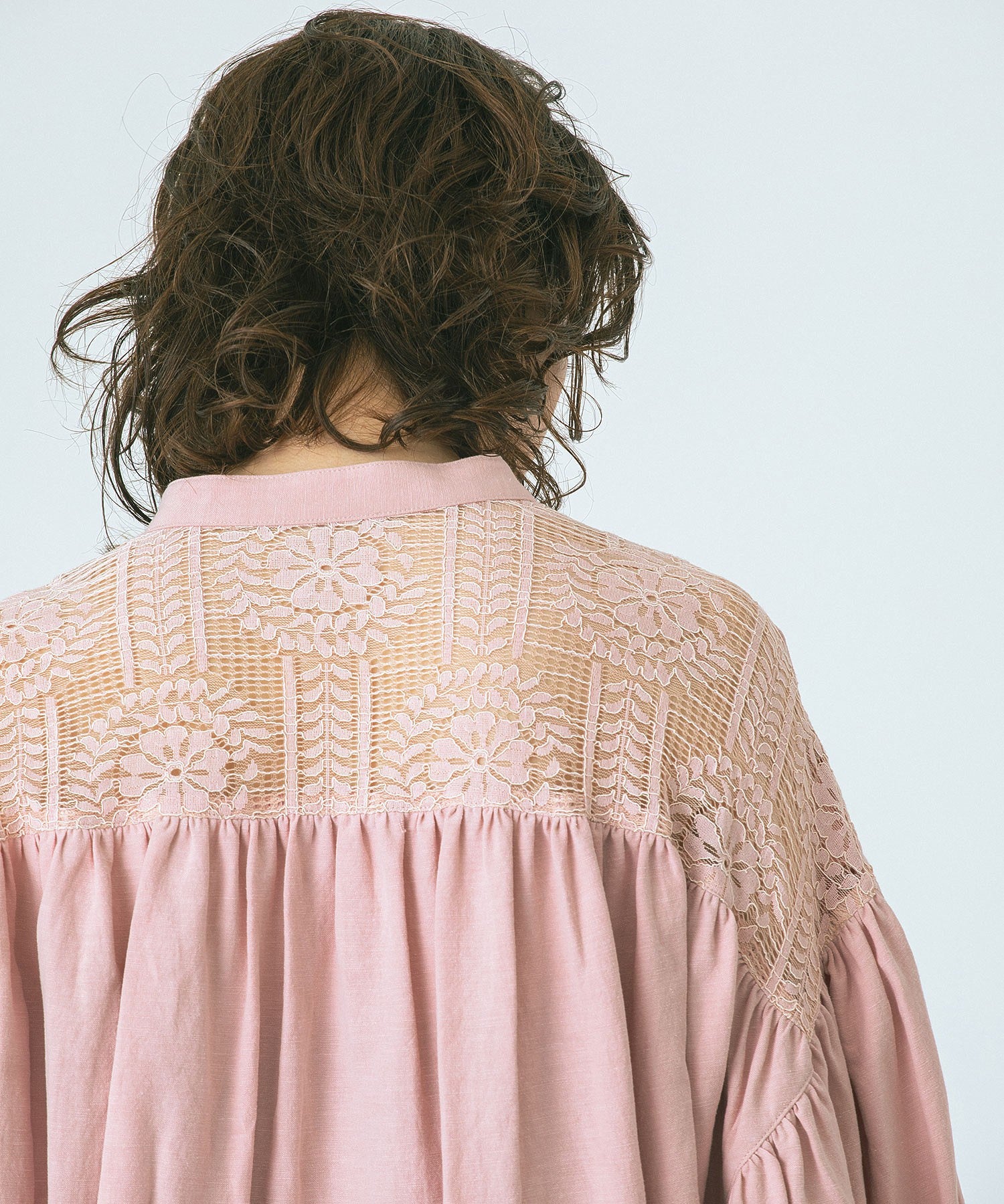 GENE HEAVENS/LACE YORK RUFFLE SHIRT