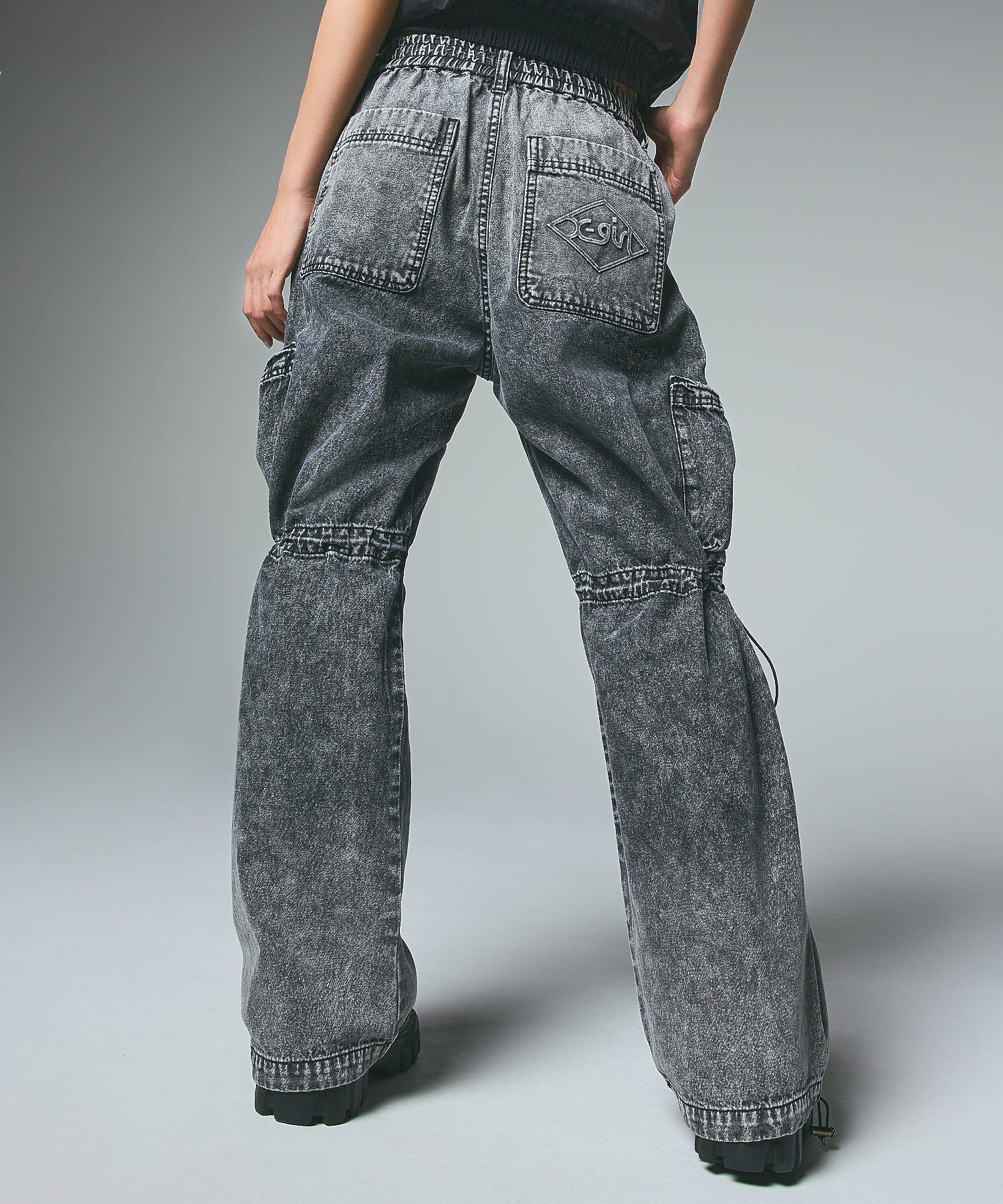 TRACK DENIM PANTS