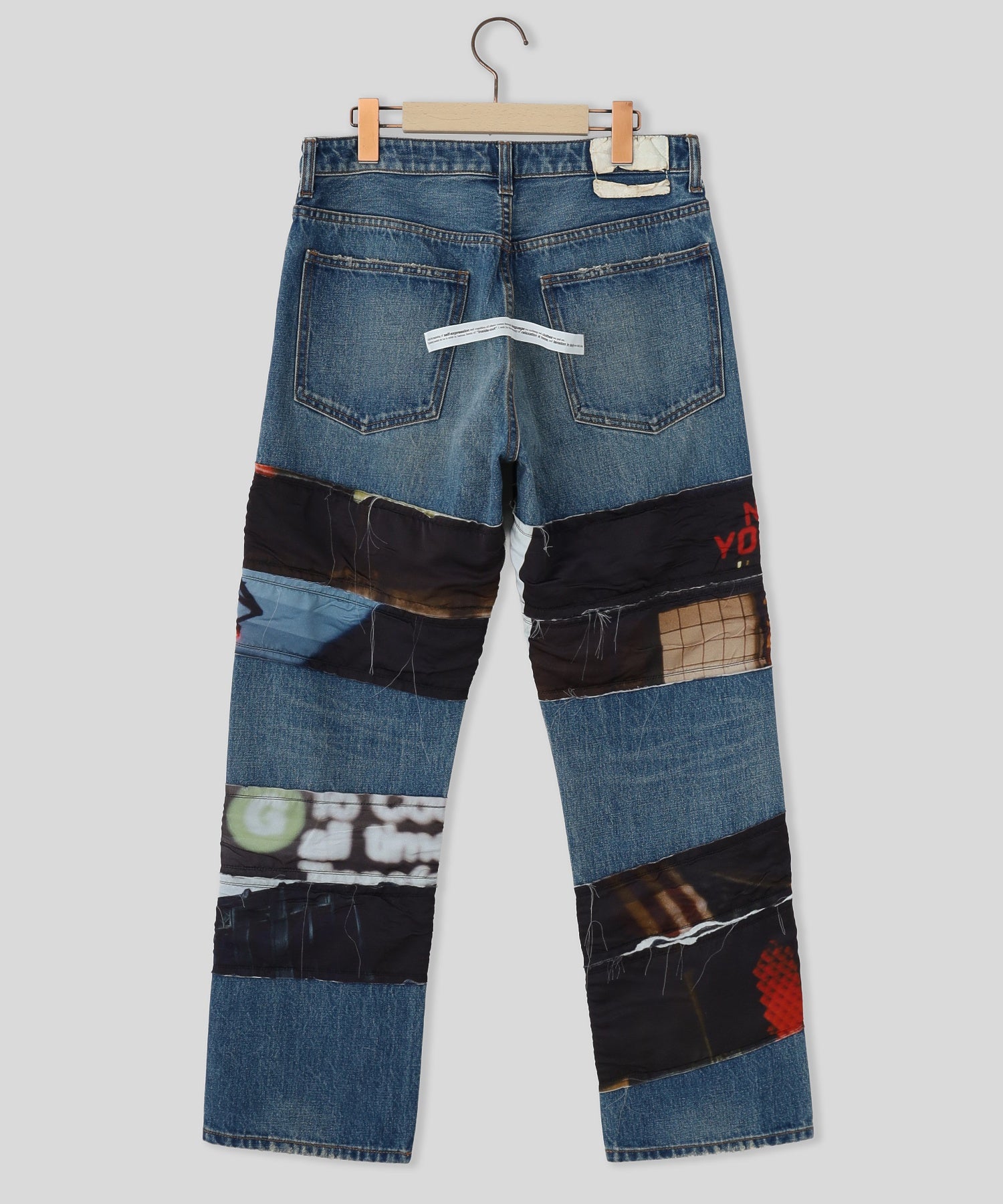 SEMOH/セモー/Test Print Denim Pants Lui Araki SA16-8-02