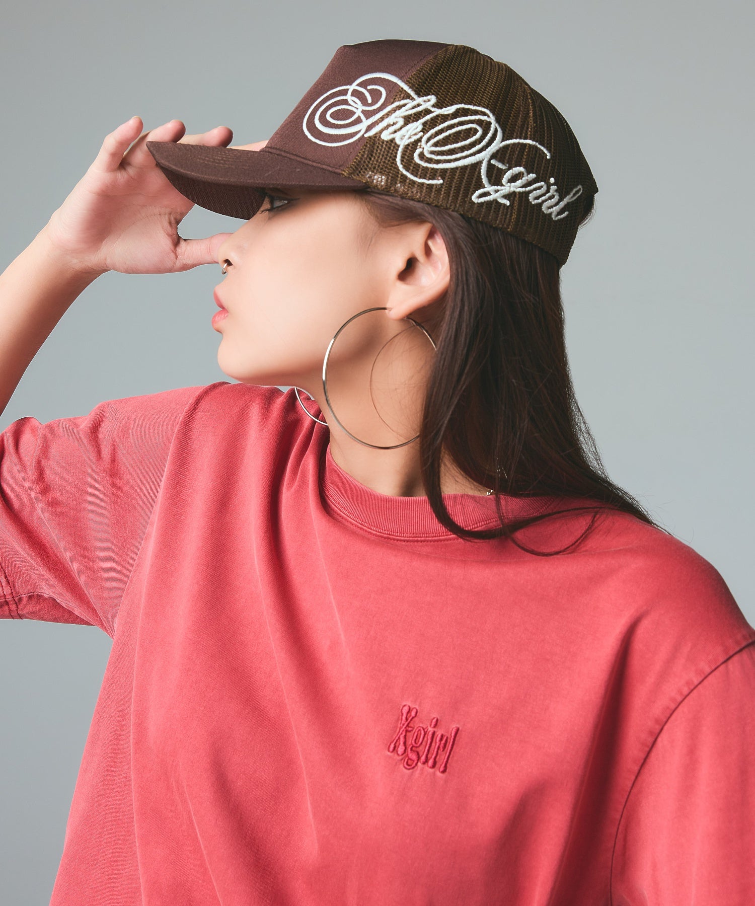 PIGMENT DYED HEART AND LOGO S/S TEE