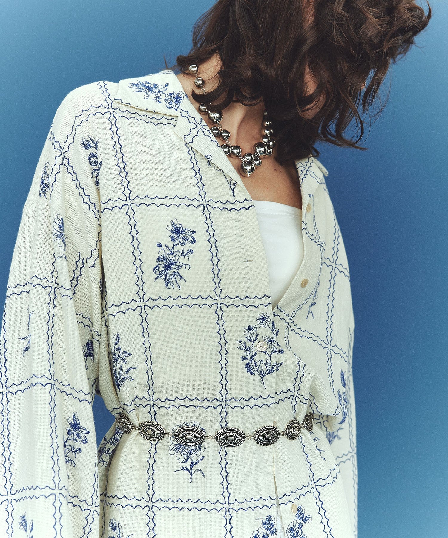 mag.by c/EMBROIDERY L/S SHIRT