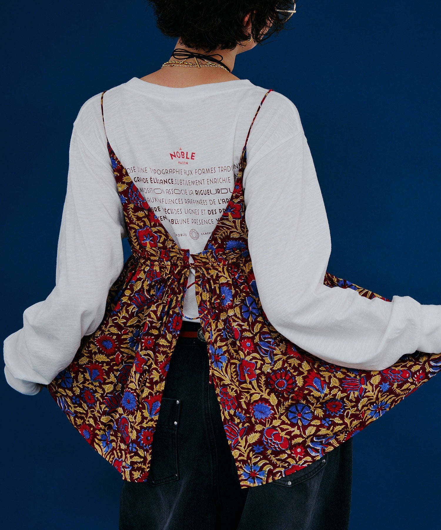 mag.by c/ETHNIC PRINT CAMISOLE TOP