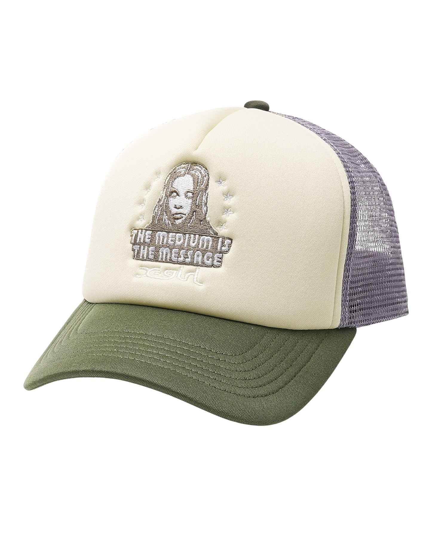STAR AND FACE TRUCKER CAP