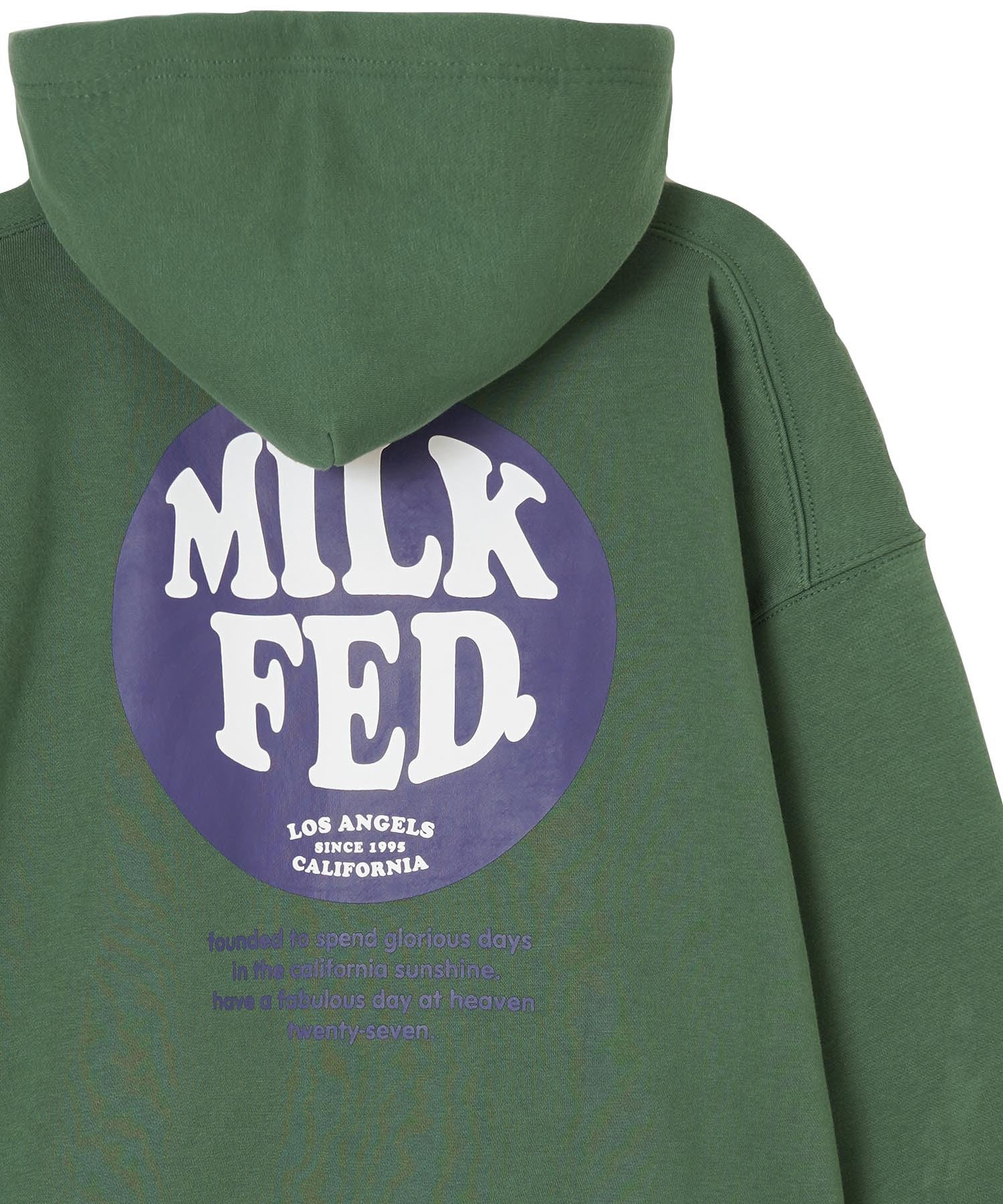 CIRCLE LOGO BIG SWEAT HOODIE MILKFED.