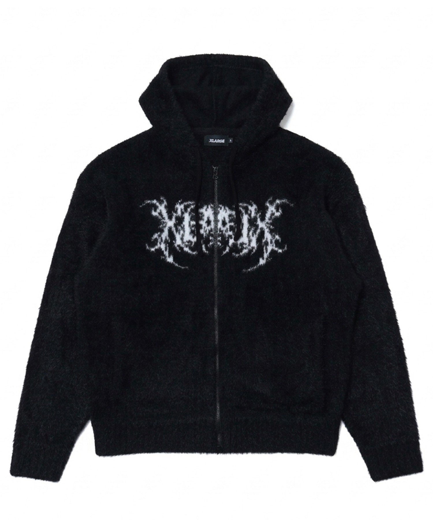 JACQUARD HOODED SWEATER