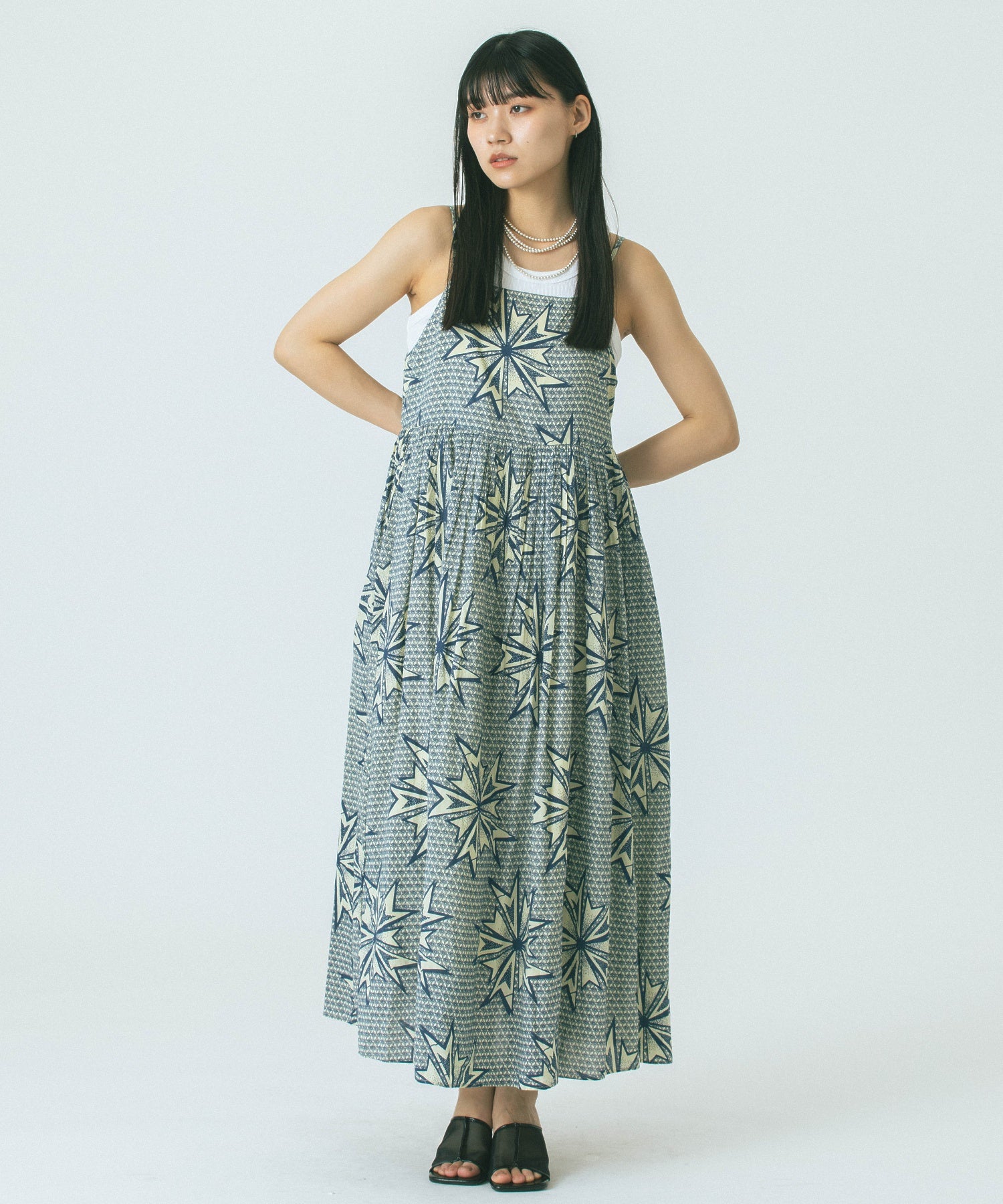 mag.by c/PRINT CAMI DRESS