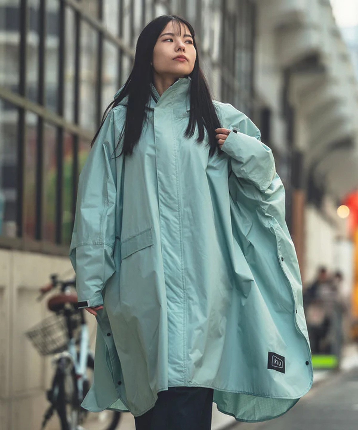 【KiU】STANDARD RAIN PONCHO - 2ND