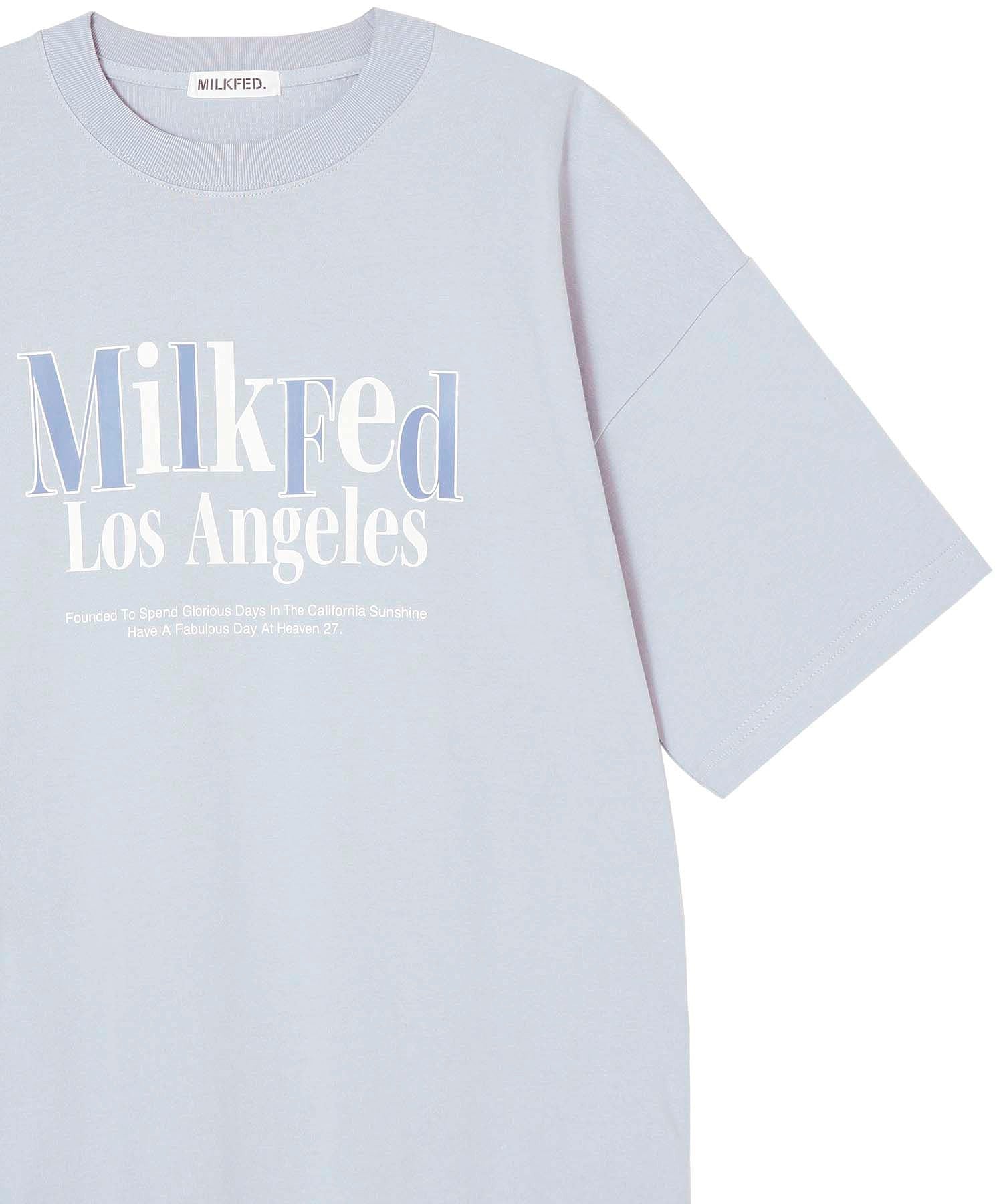 OUTLINE LOGO WIDE S/S TEE MILKFED.