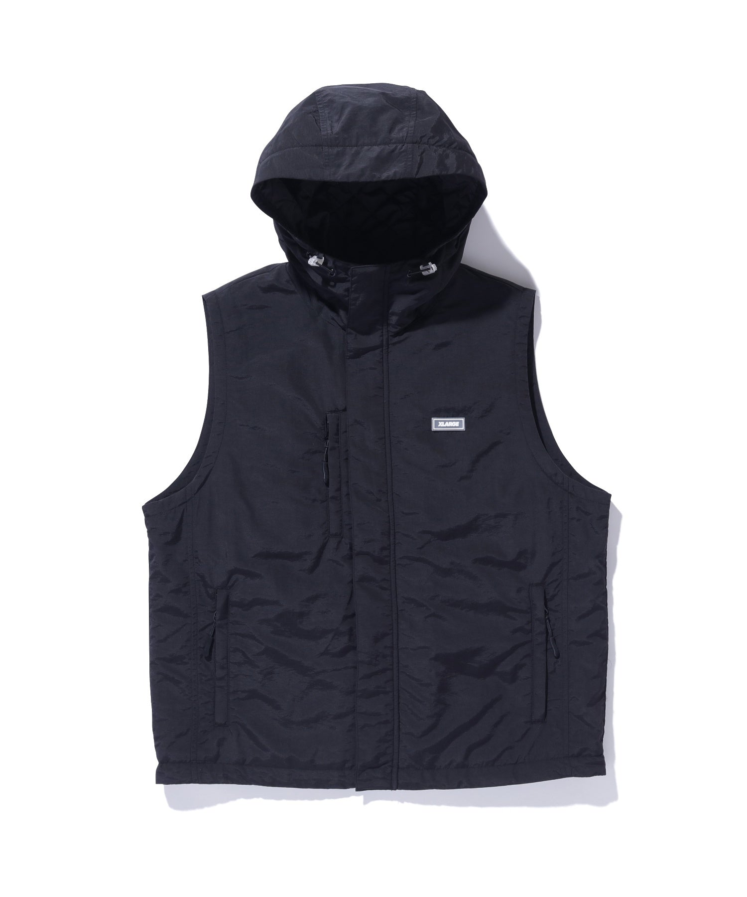 NYLON HOODED VEST