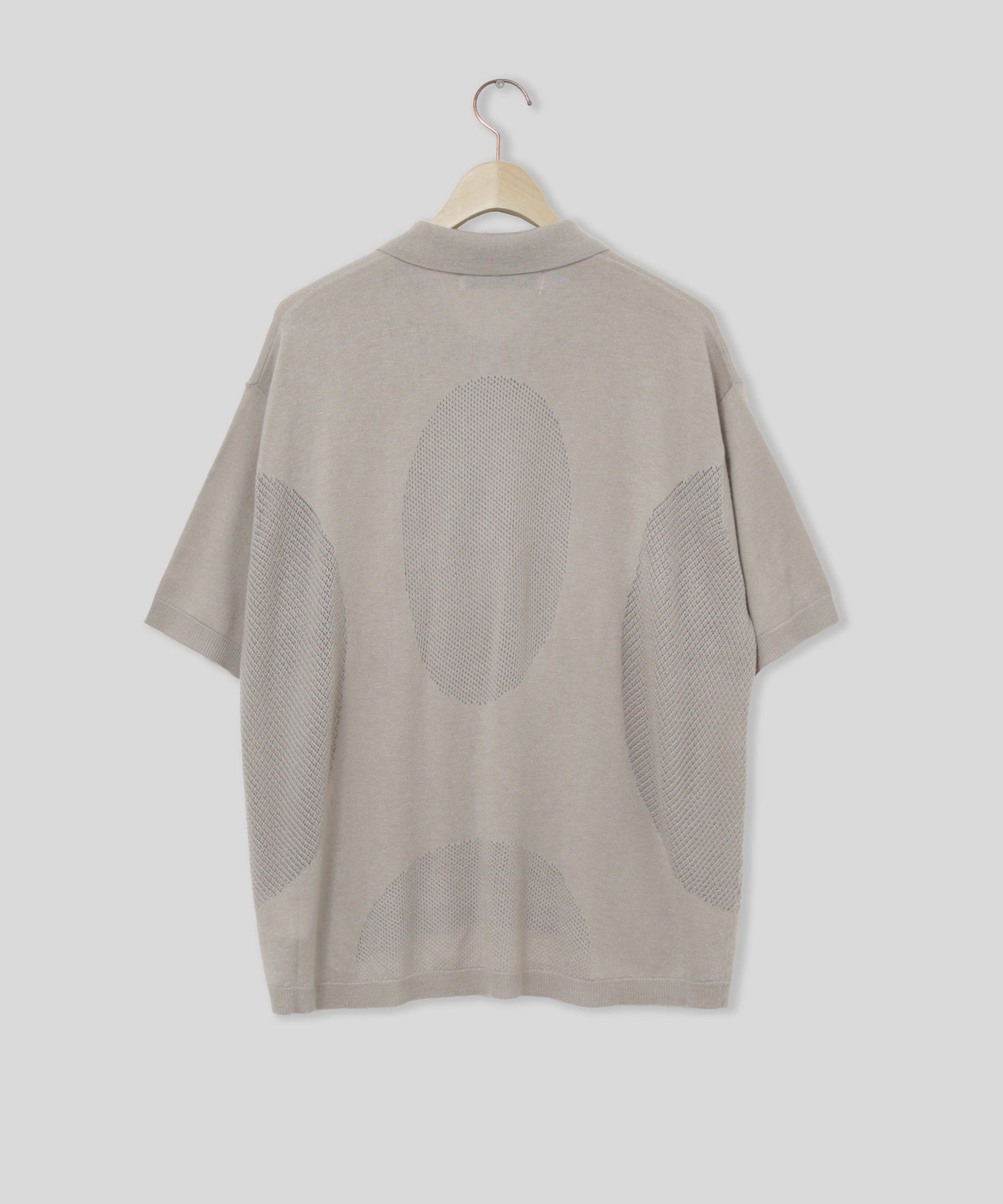 BAL/バル/VENTILATION MESH KNIT ZIP POLO SS BAL-2194