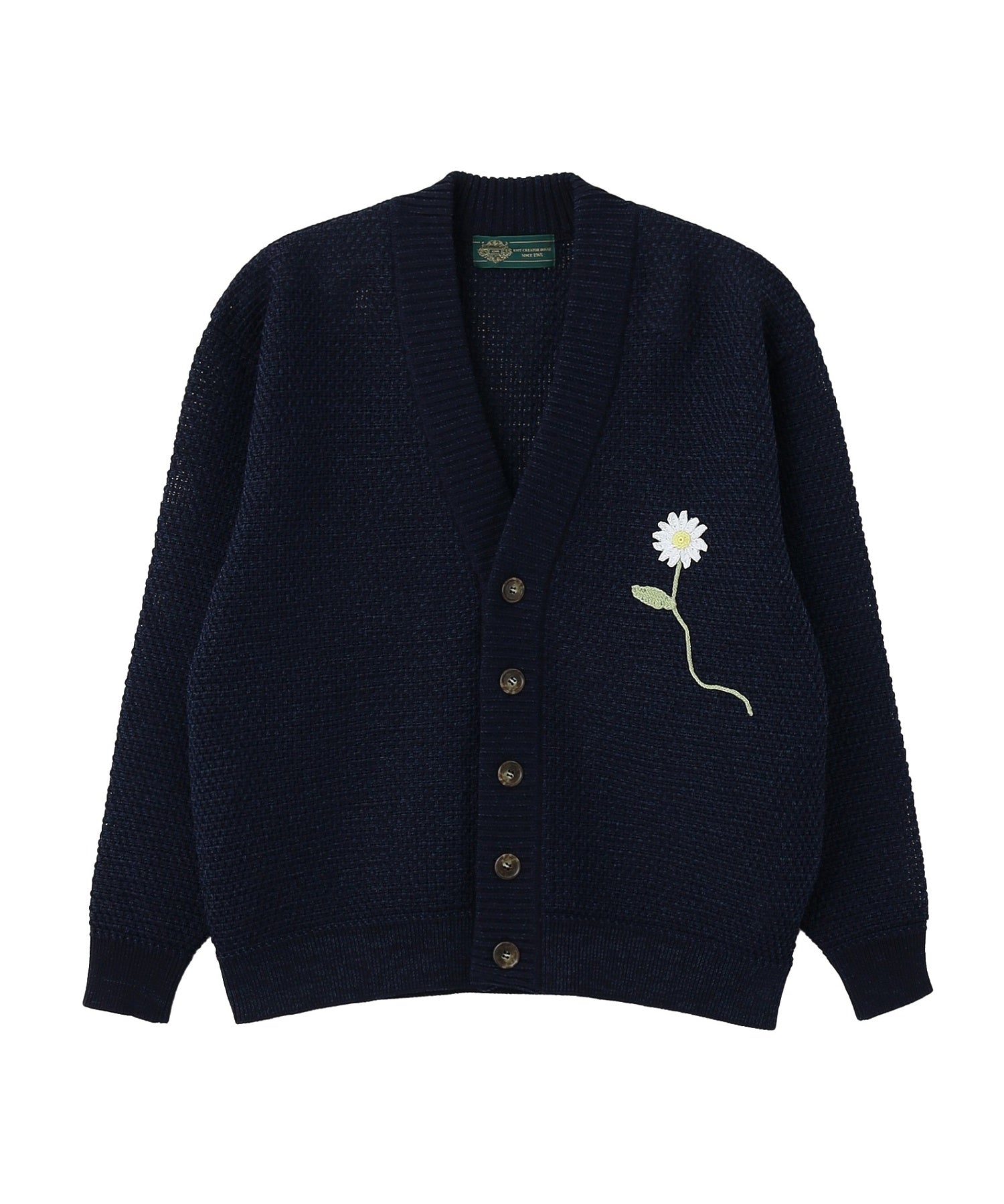 gimcontext/ジム コンテキスト/Basket Stitch Flower Cardigan 26105220